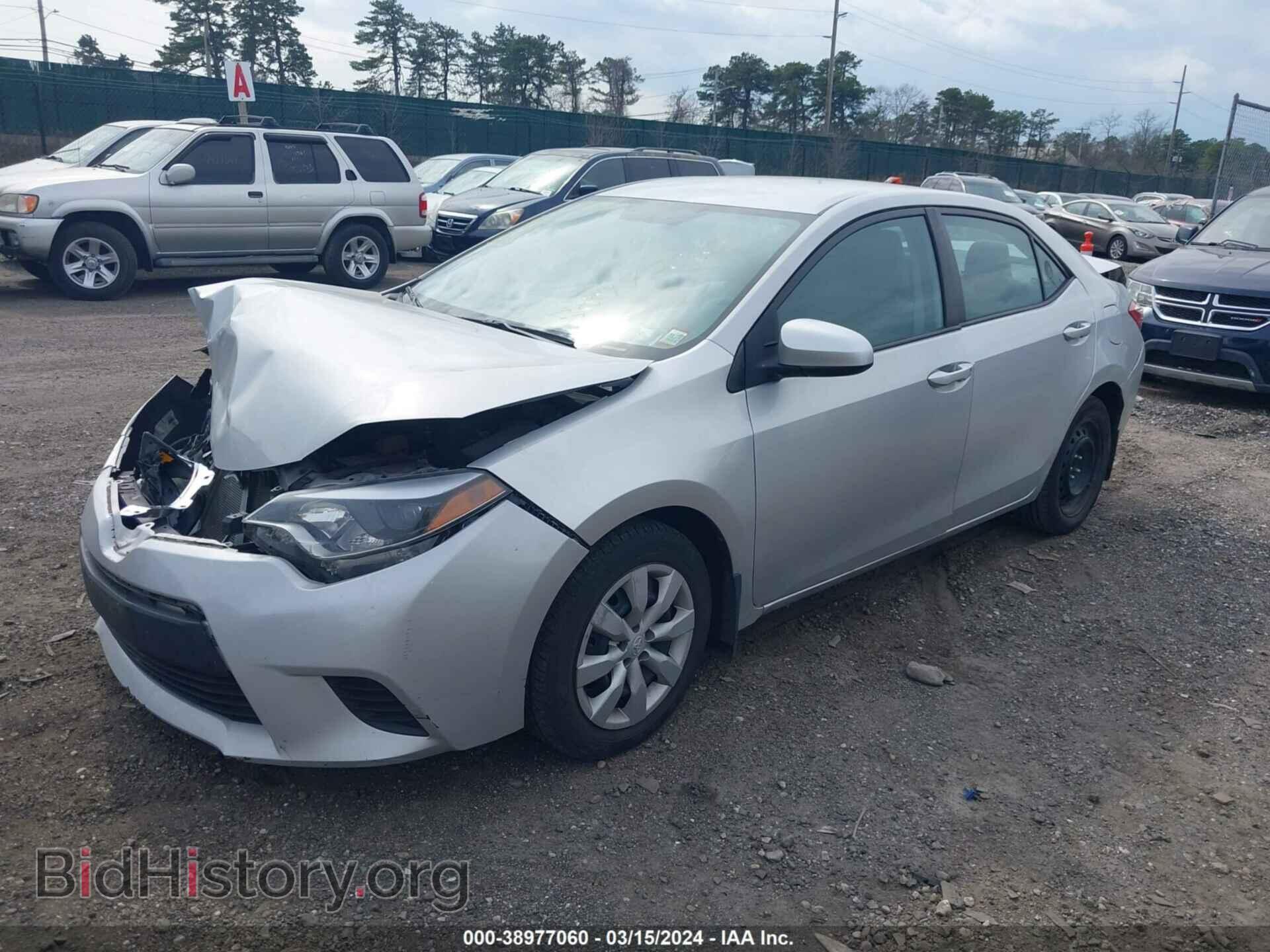 2014 TOYOTA COROLLA - VIN: 2T1BURHE0EC173869 - Фото 2