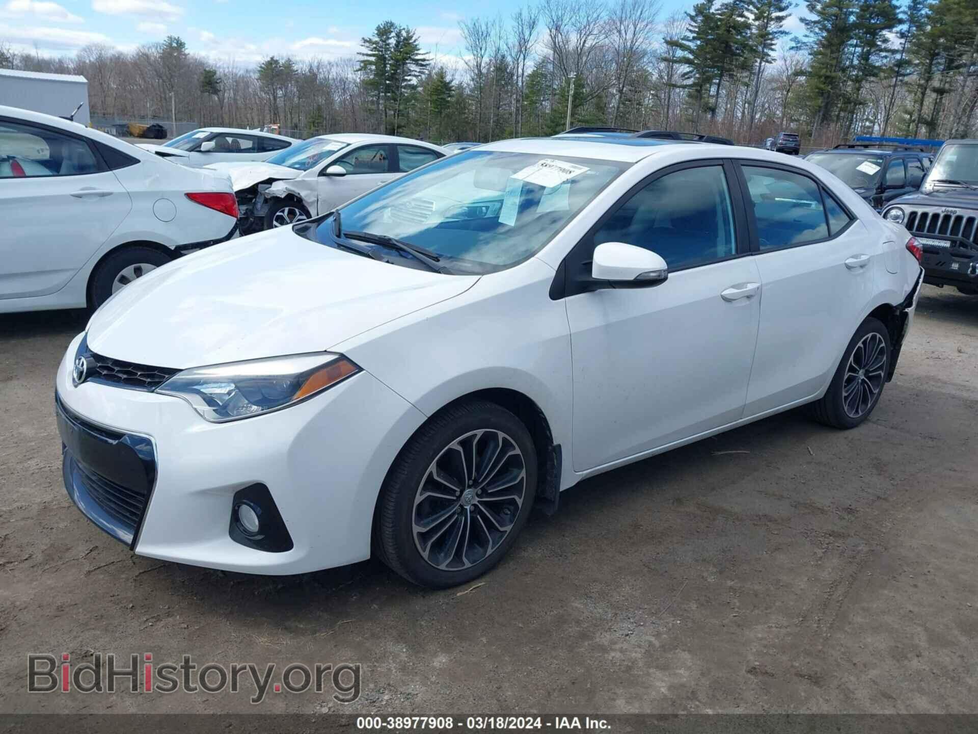 2014 TOYOTA COROLLA - VIN: 2T1BURHEXEC085587 - Фото 2