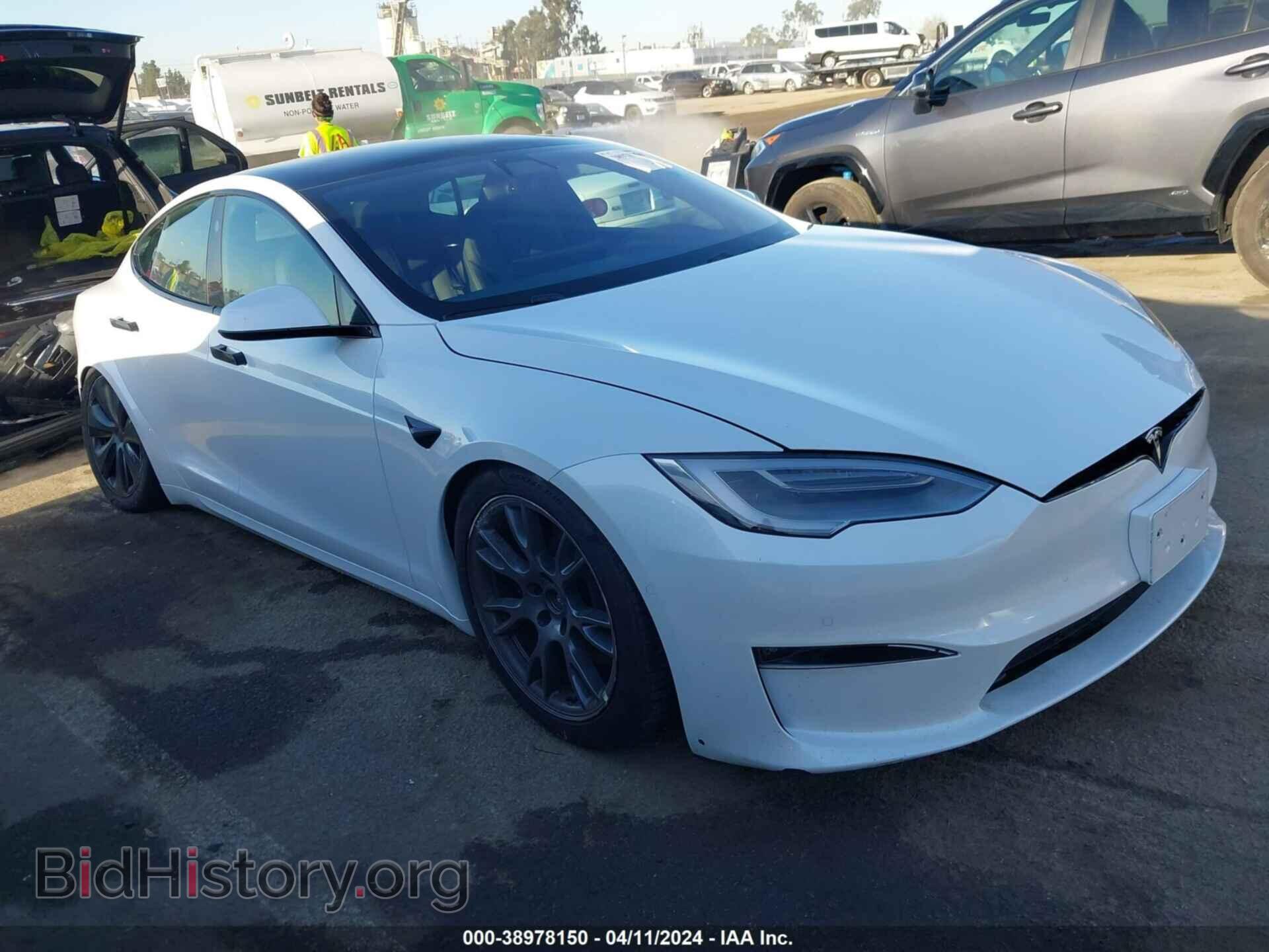 Photo 5YJSA1E57MF447013 - TESLA MODEL S 2021