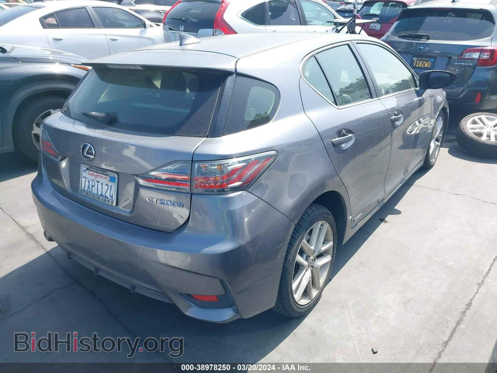 2017 LEXUS CT 200H - VIN: JTHKD5BH0H2283012 - Фото 4