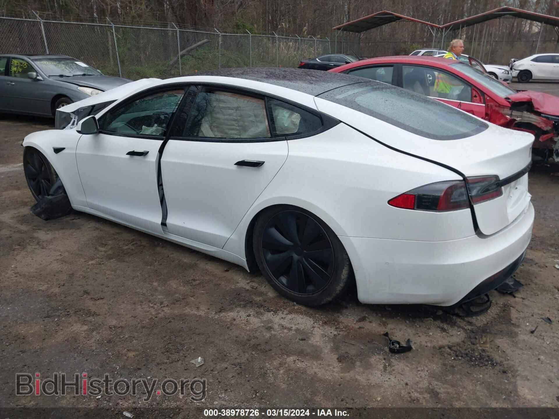 2021 TESLA MODEL S - VIN: 5YJSA1E58MF456013 - Фото 3