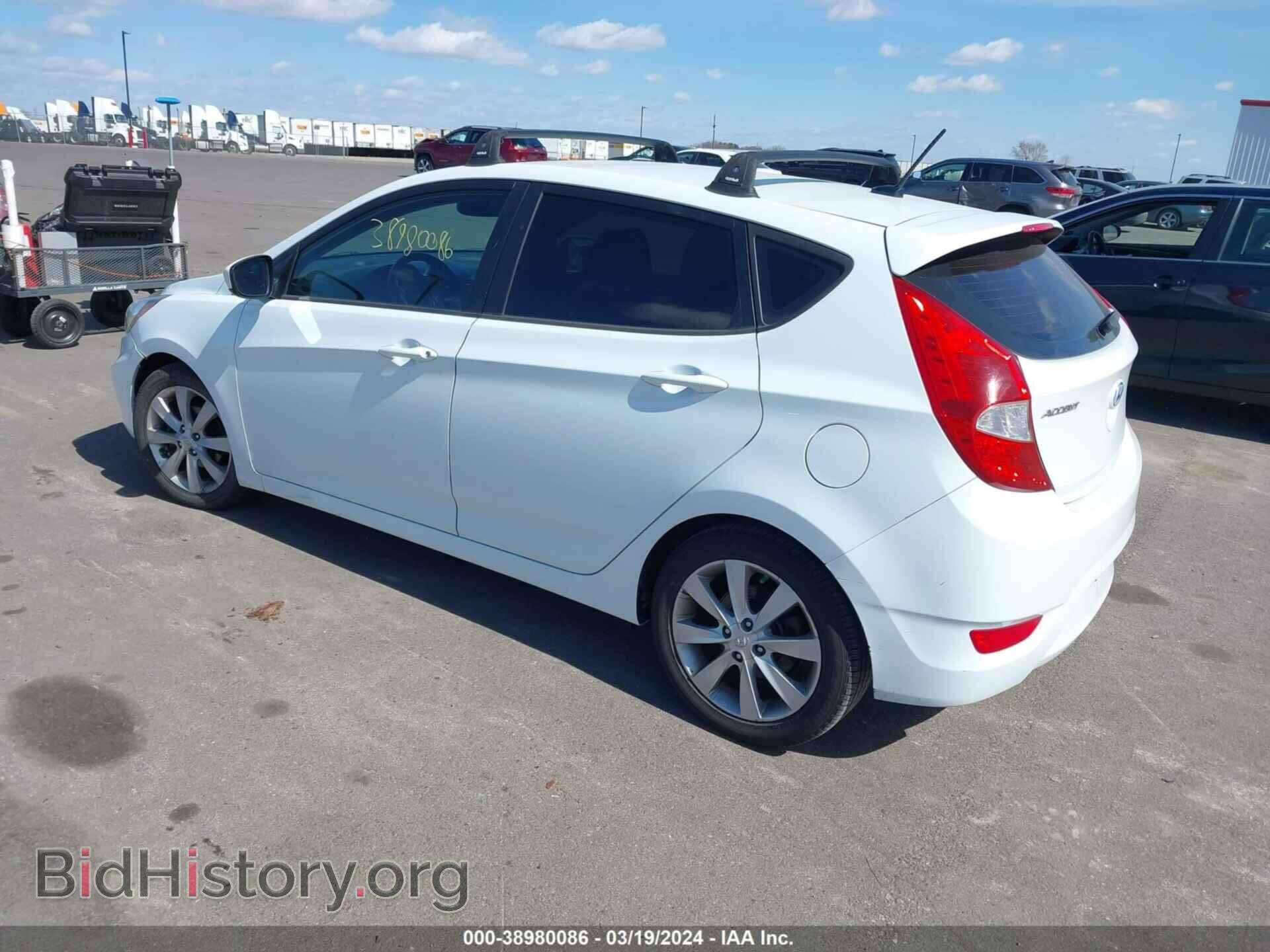 2012 HYUNDAI ACCENT - VIN: KMHCU5AEXCU031452 - Фото 3