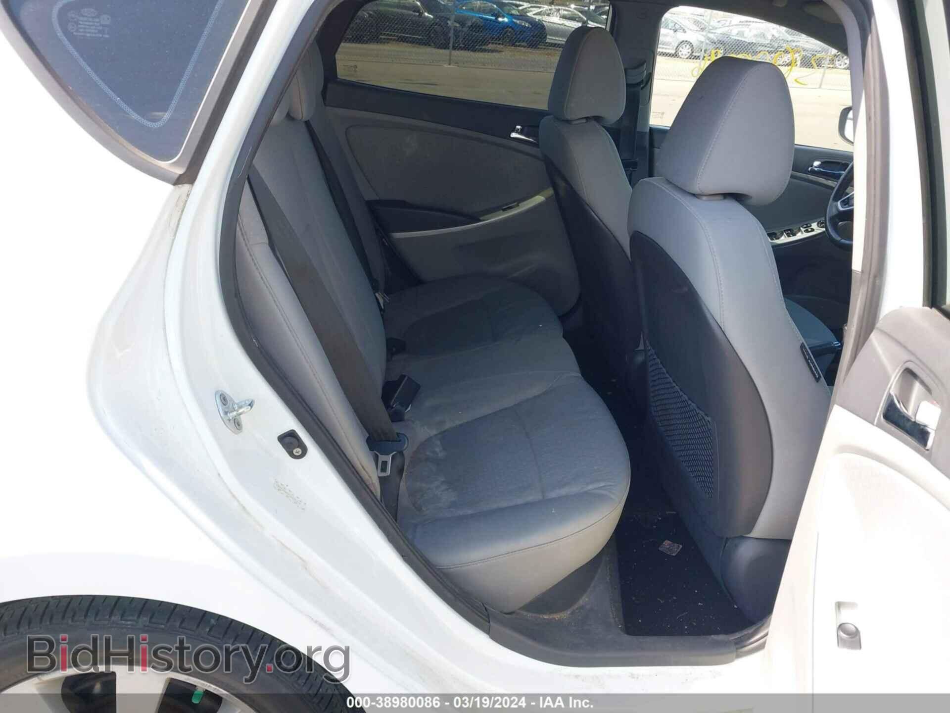 2012 HYUNDAI ACCENT - VIN: KMHCU5AEXCU031452 - Фото 8