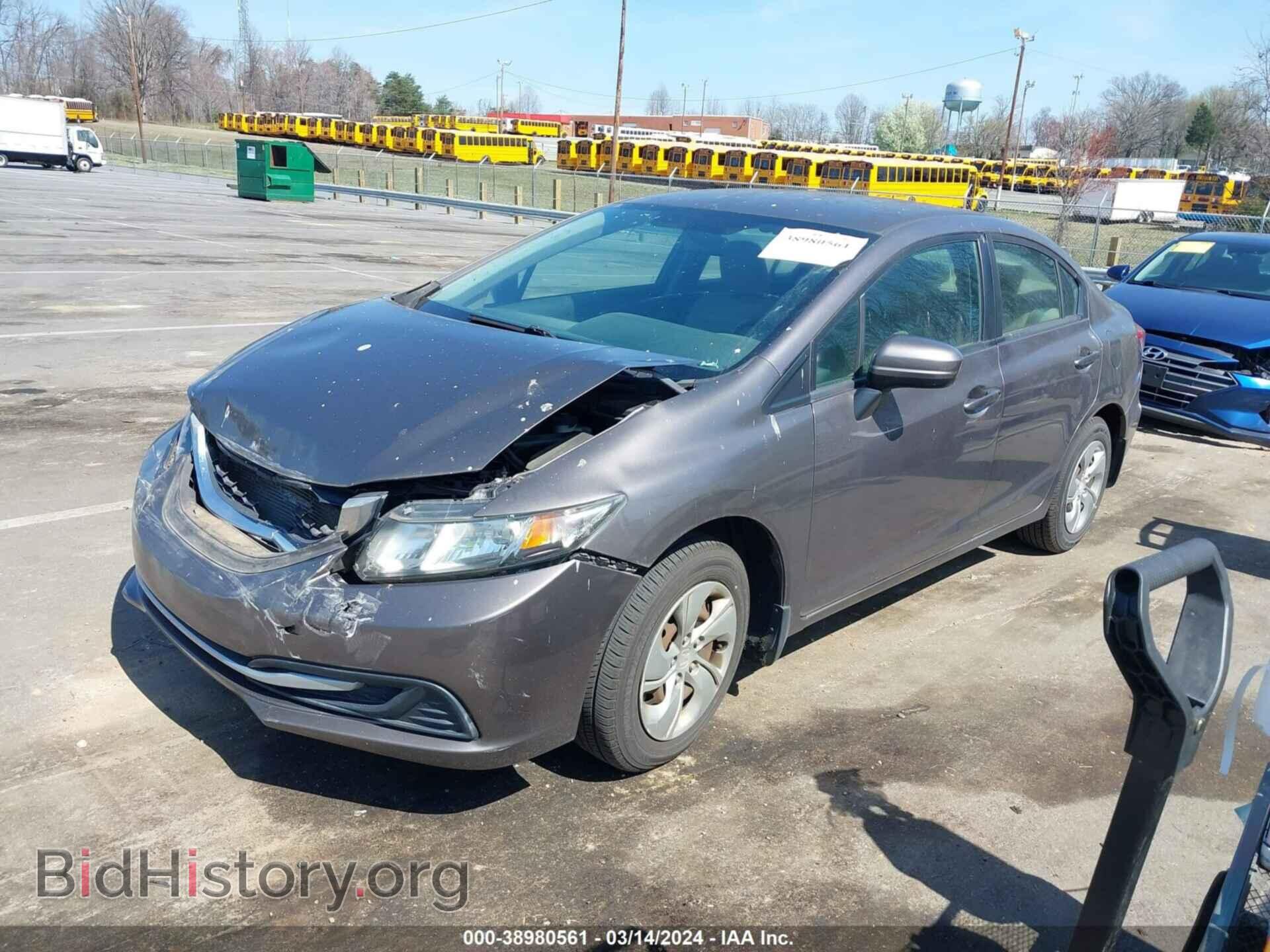 2015 HONDA CIVIC - VIN: 19XFB2F56FE117245 - Фото 2