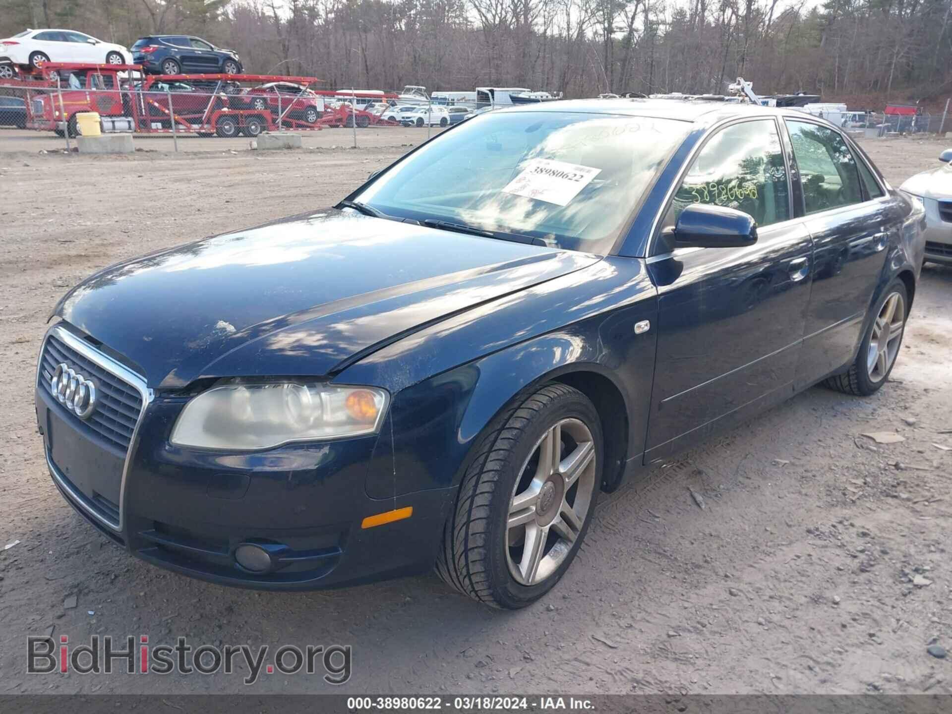 2007 AUDI A4 - VIN: WAUDF78E17A035592 - Фото 2