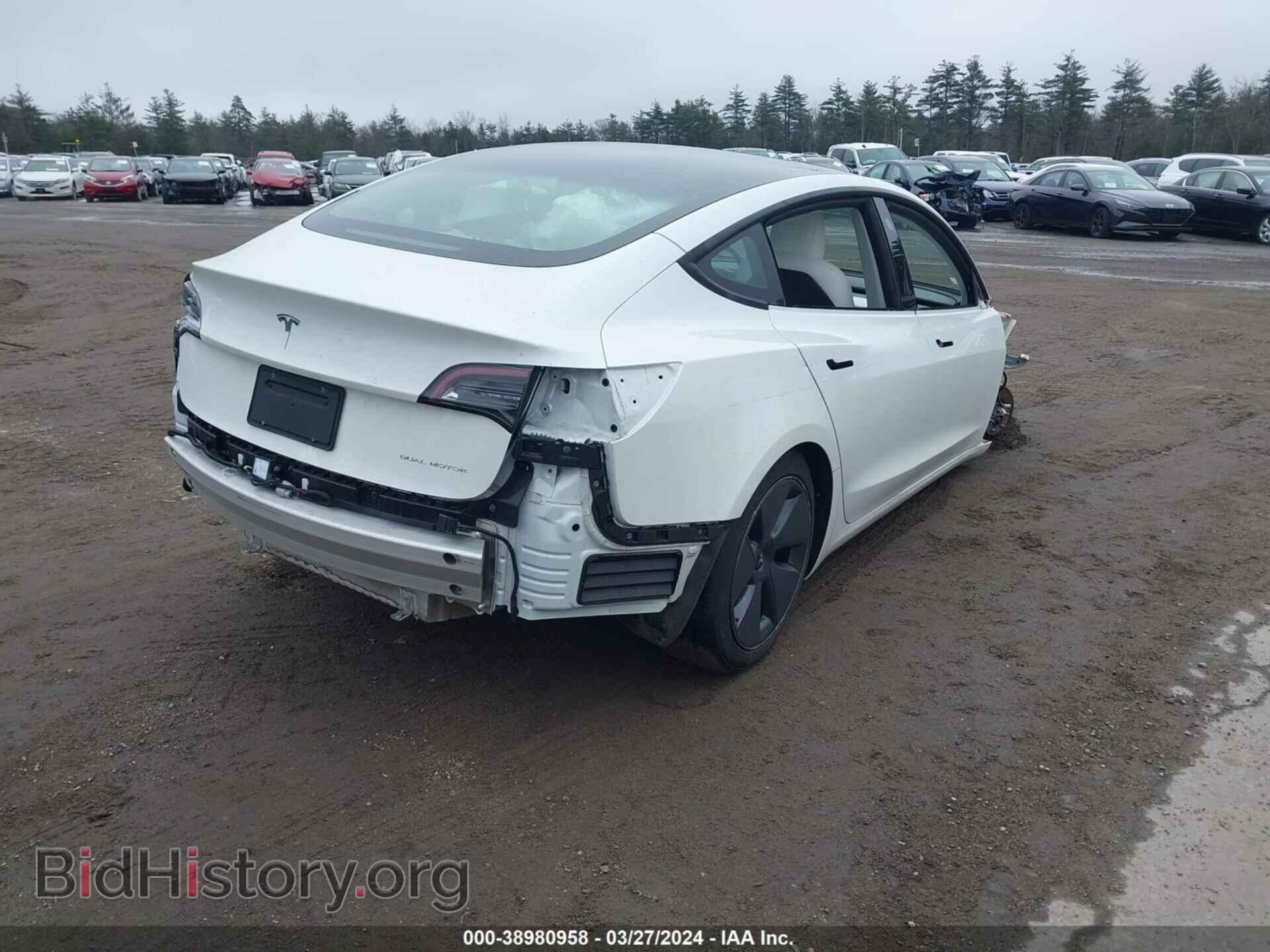 2022 TESLA MODEL 3 - VIN: 5YJ3E1EB2NF101869 - Фото 4