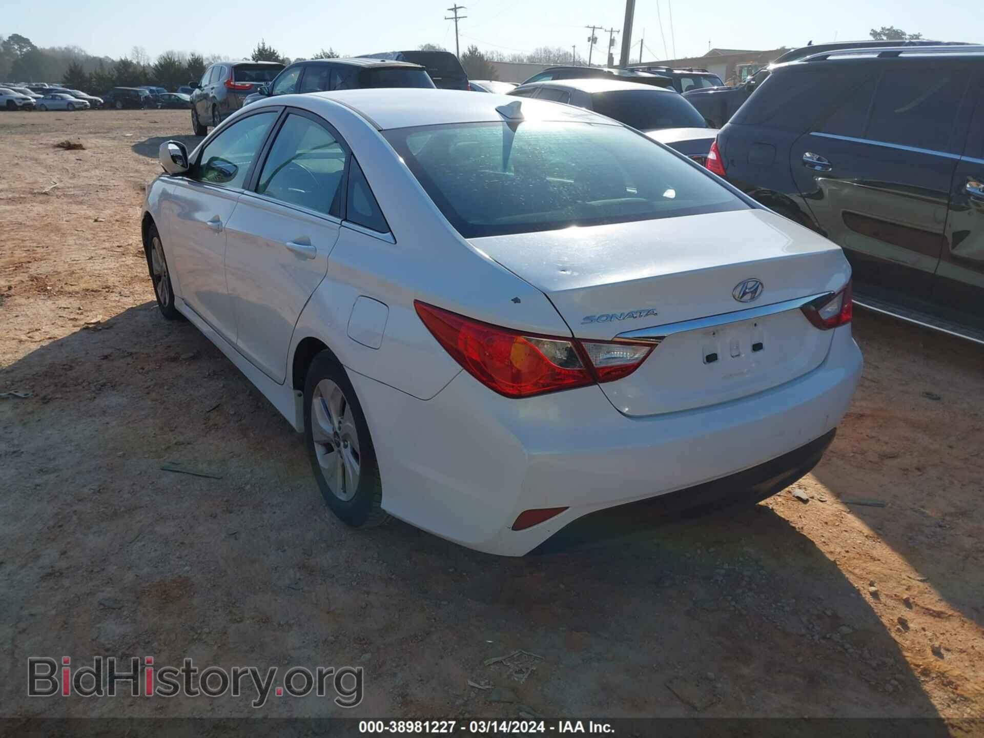 2014 HYUNDAI SONATA - VIN: 5NPEB4ACXEH827112 - Фото 3