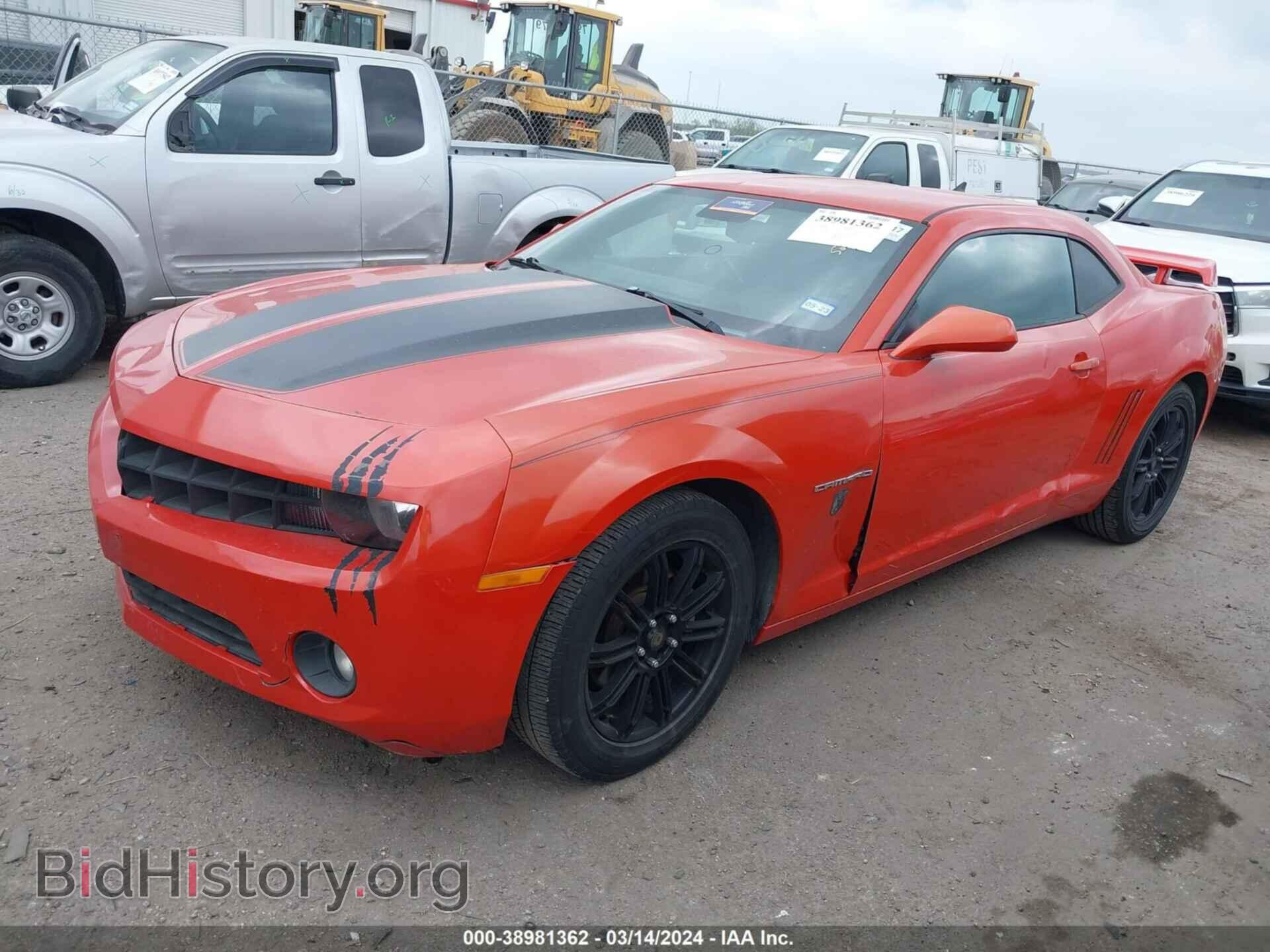 2012 CHEVROLET CAMARO - VIN: 2G1FA1E37C9199969 - Фото 2