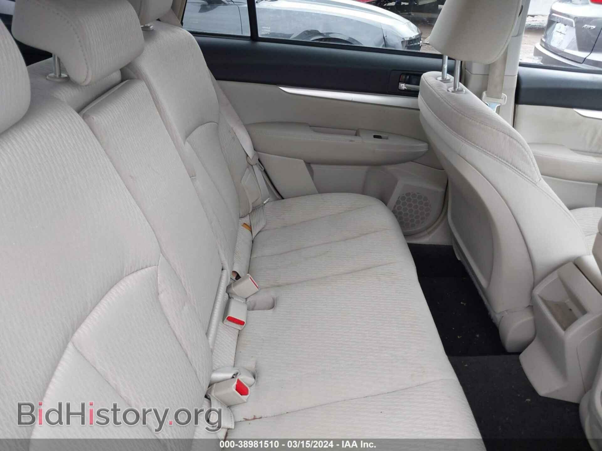 2012 SUBARU OUTBACK - VIN: 4S4BRCCC8C3225349 - Фото 8