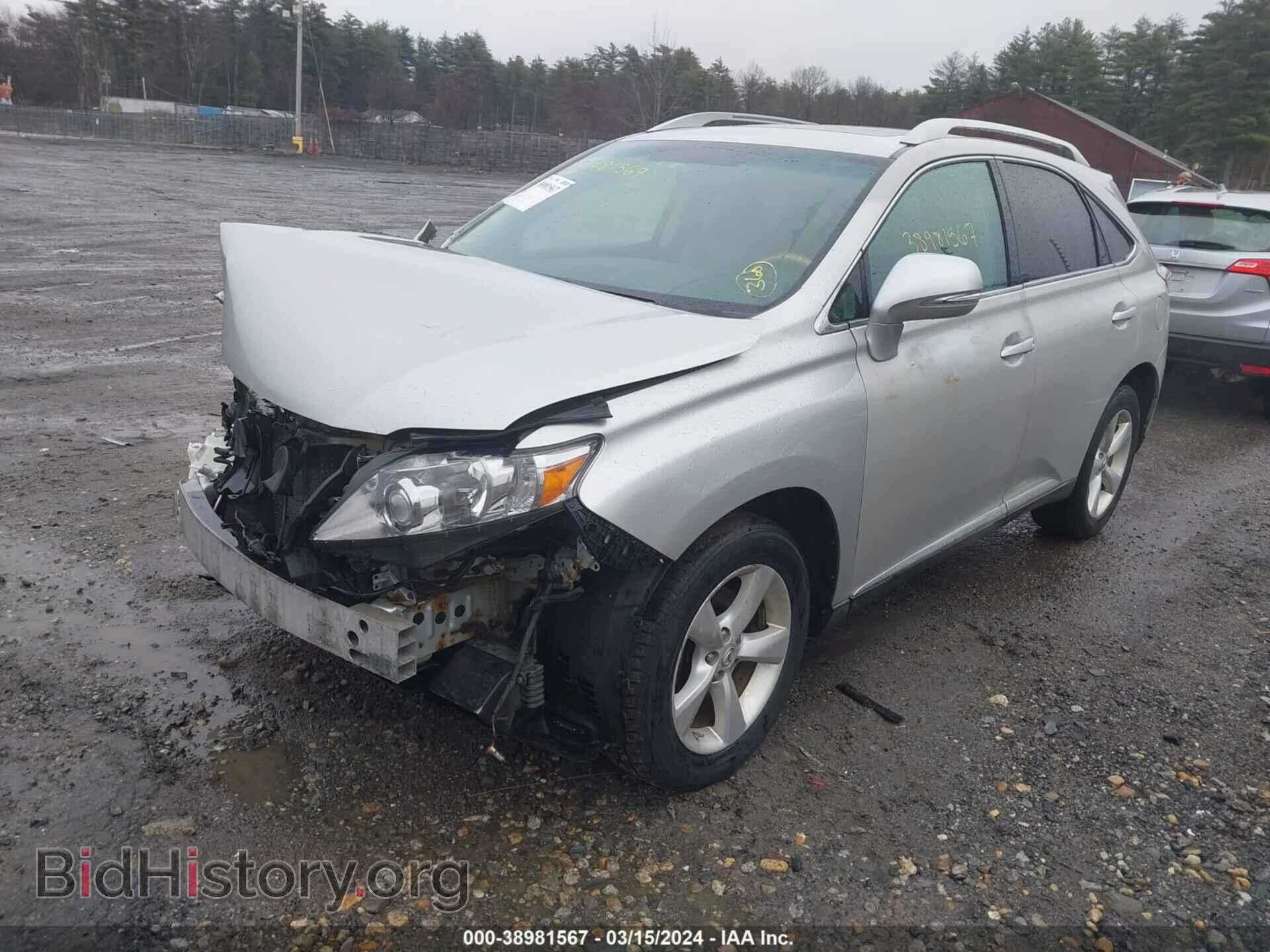 2011 LEXUS RX 350 - VIN: 2T2BK1BA6BC088734 - Фото 2