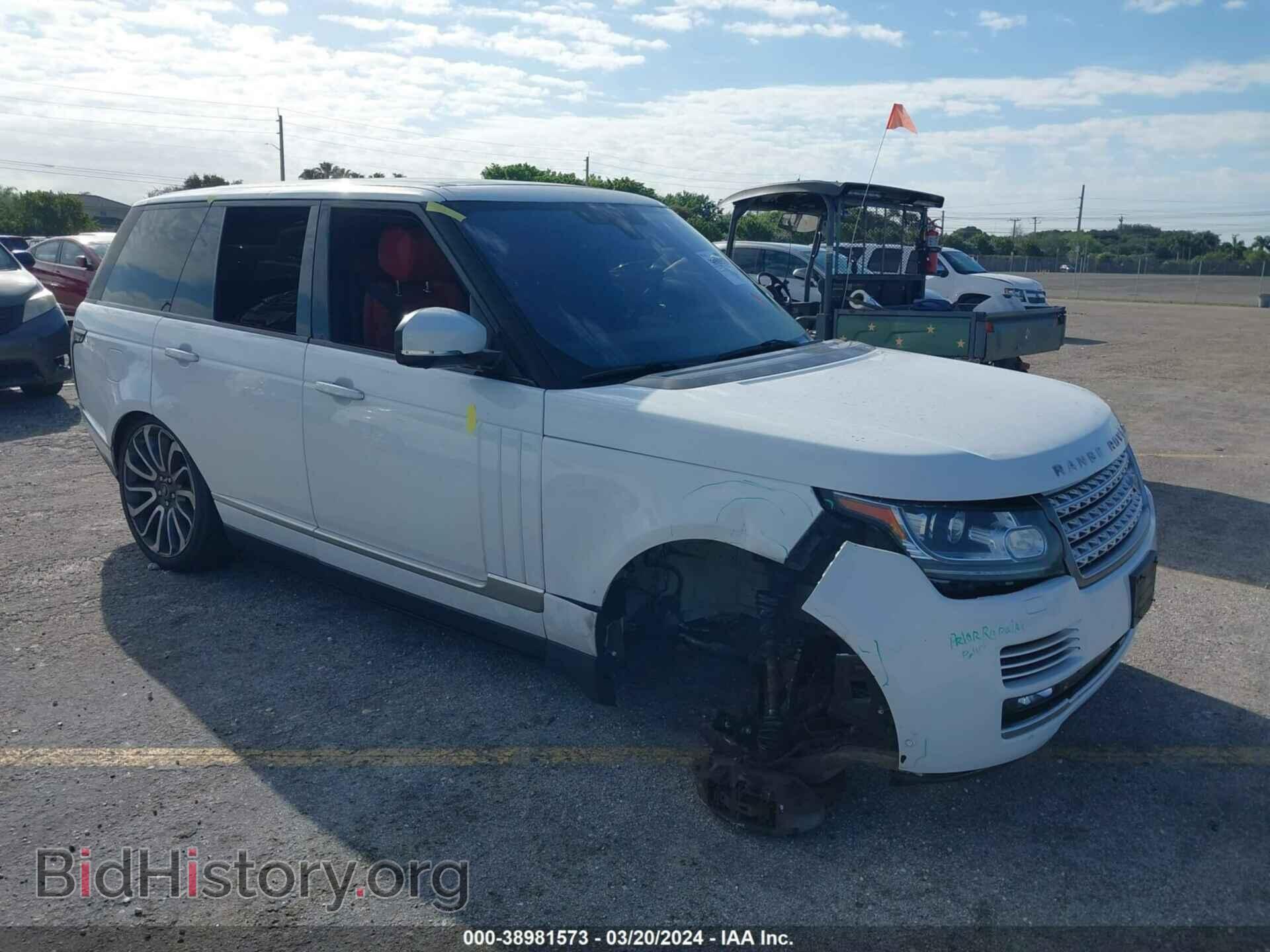 Photo SALGV2TF2FA215547 - LAND ROVER RANGE ROVER 2015