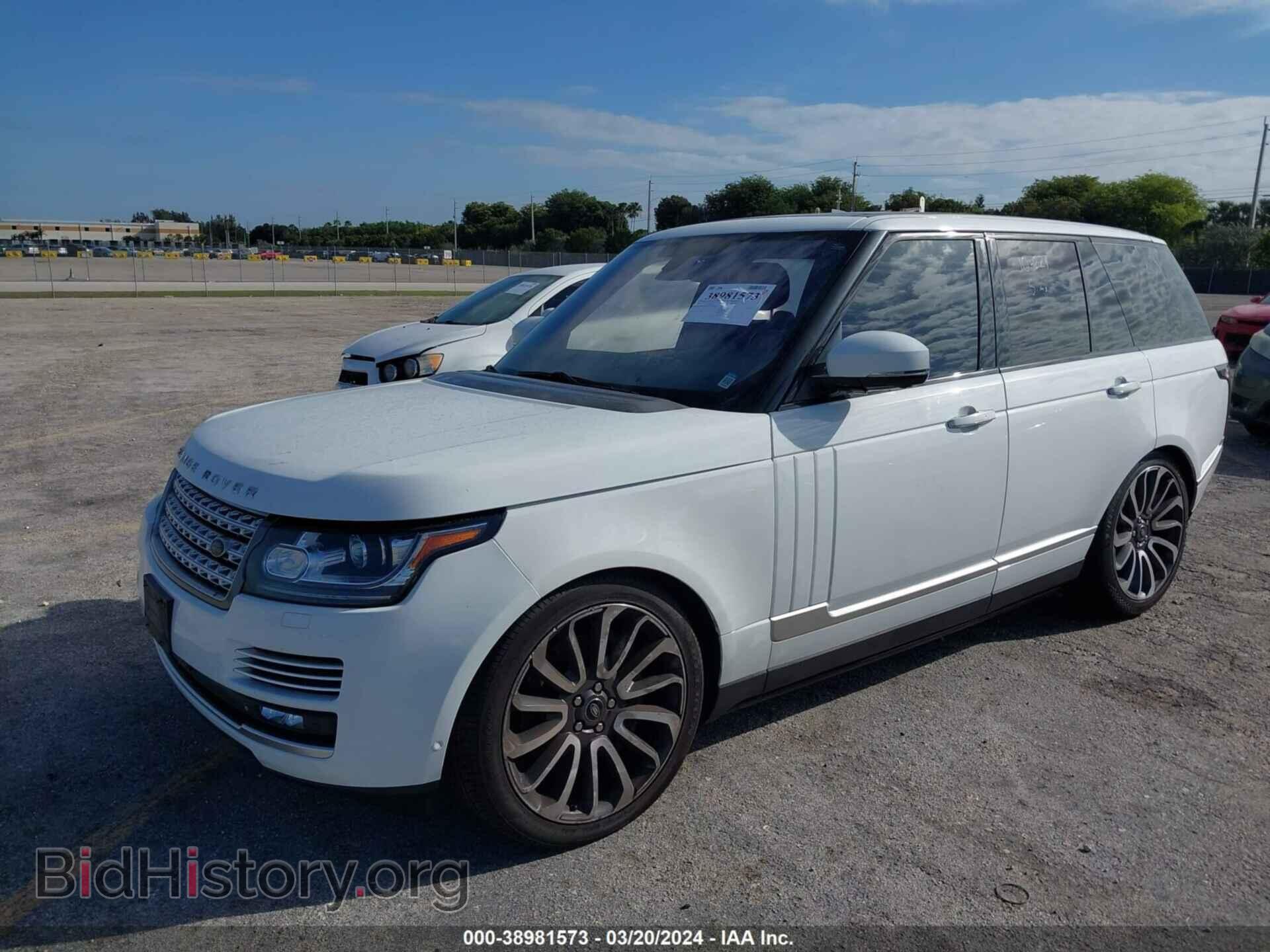 2015 LAND ROVER RANGE ROVER - VIN: SALGV2TF2FA215547 - Фото 2