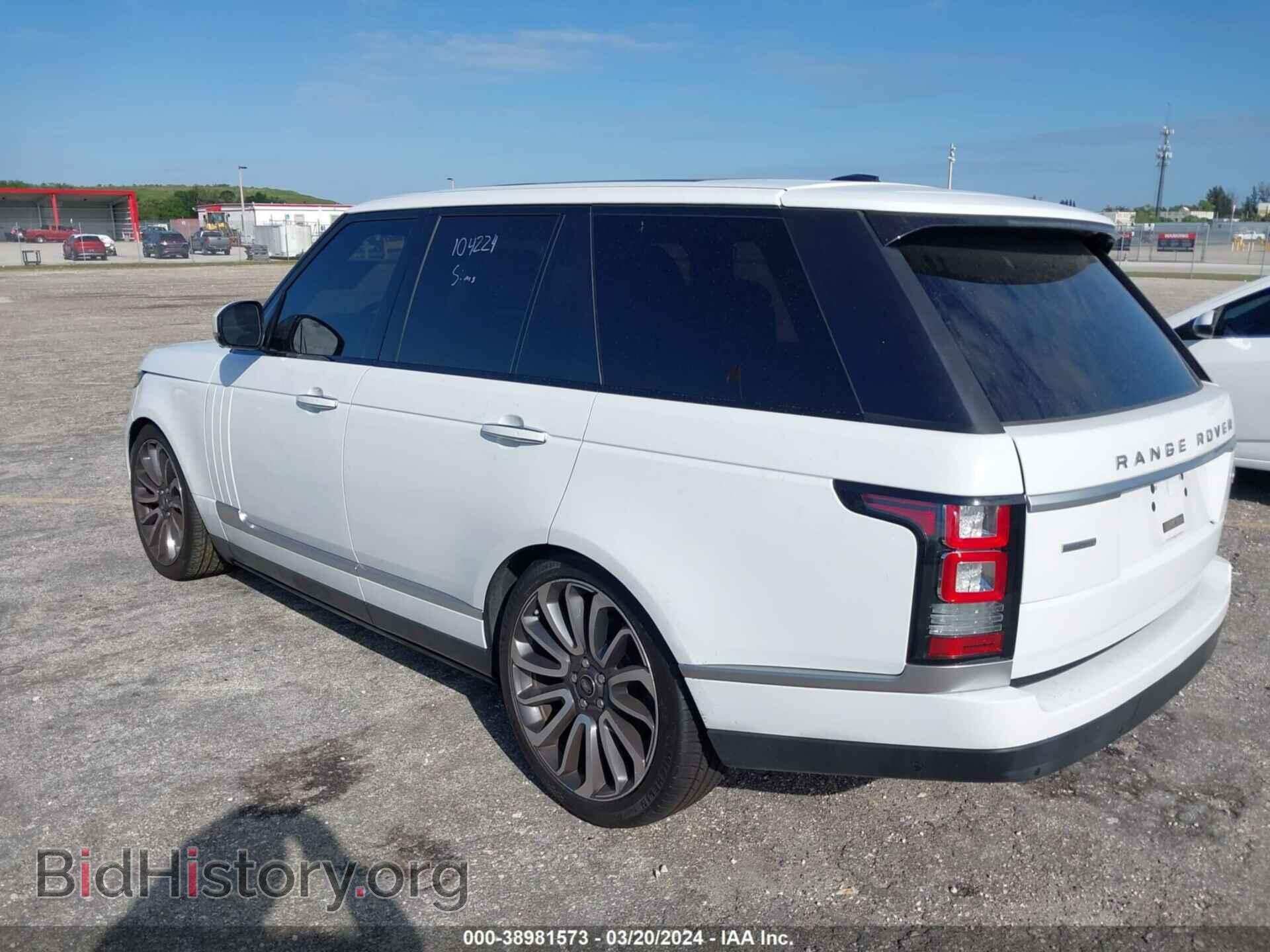 2015 LAND ROVER RANGE ROVER - VIN: SALGV2TF2FA215547 - Фото 3