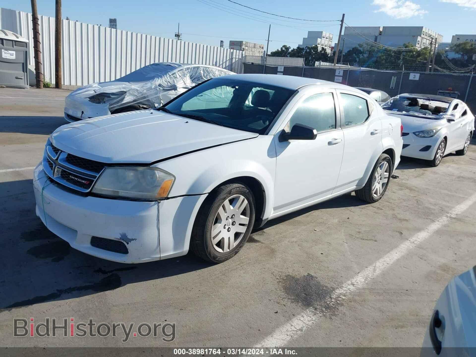2012 DODGE AVENGER - VIN: 1C3CDZAB7CN286222 - Фото 2