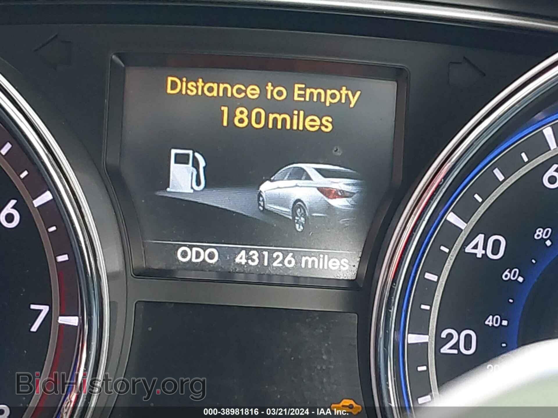 2014 HYUNDAI SONATA - VIN: 5NPEC4AC9EH811691 - Фото 7
