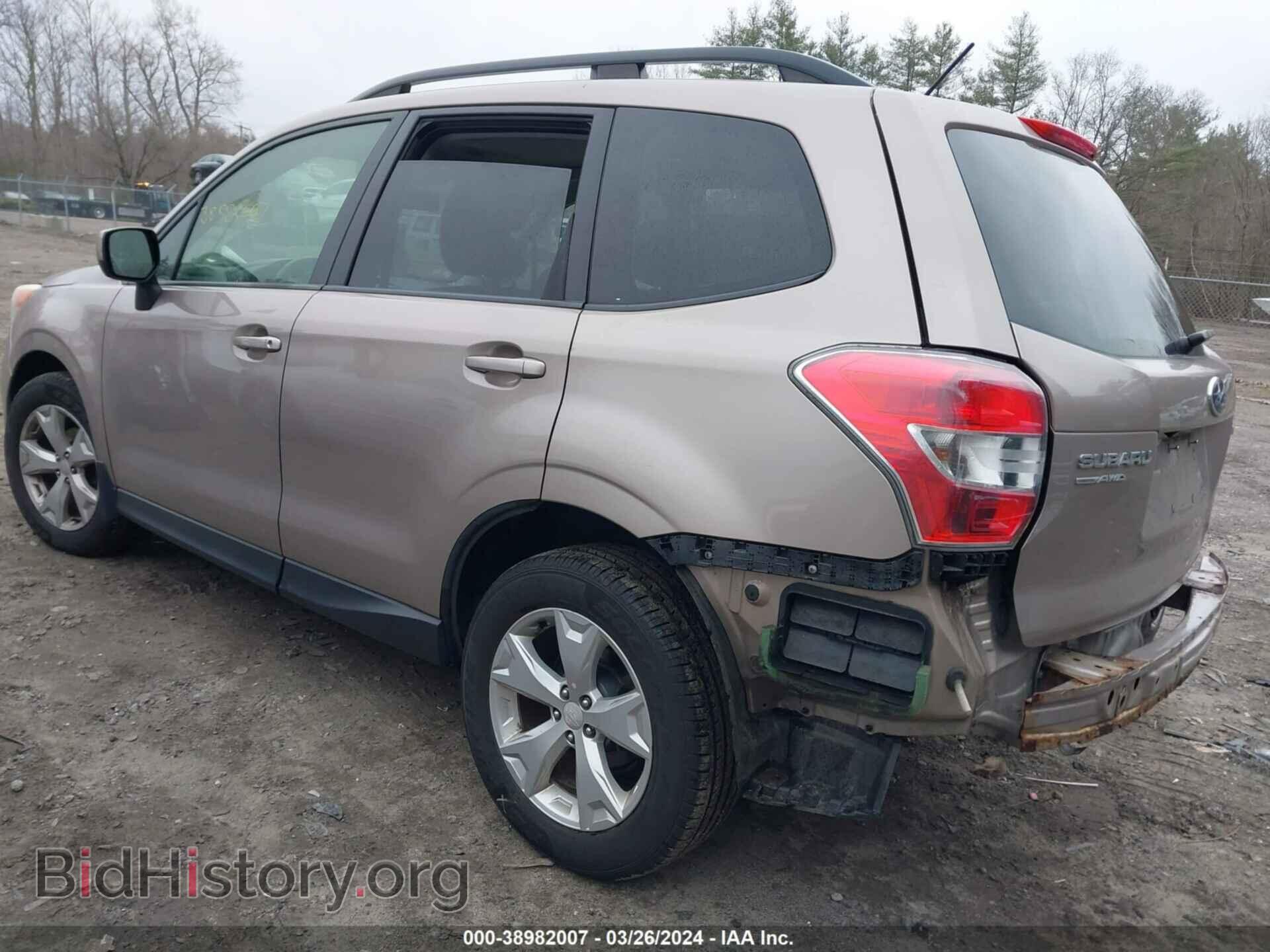 2014 SUBARU FORESTER - VIN: JF2SJAEC2EH507720 - Фото 3