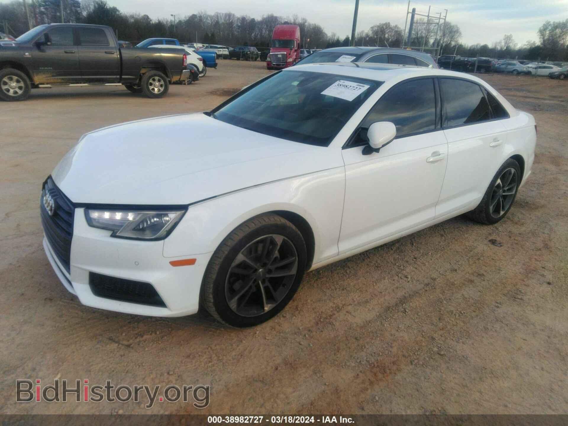 2019 AUDI A4 - VIN: WAUGMAF45KN020251 - Фото 2