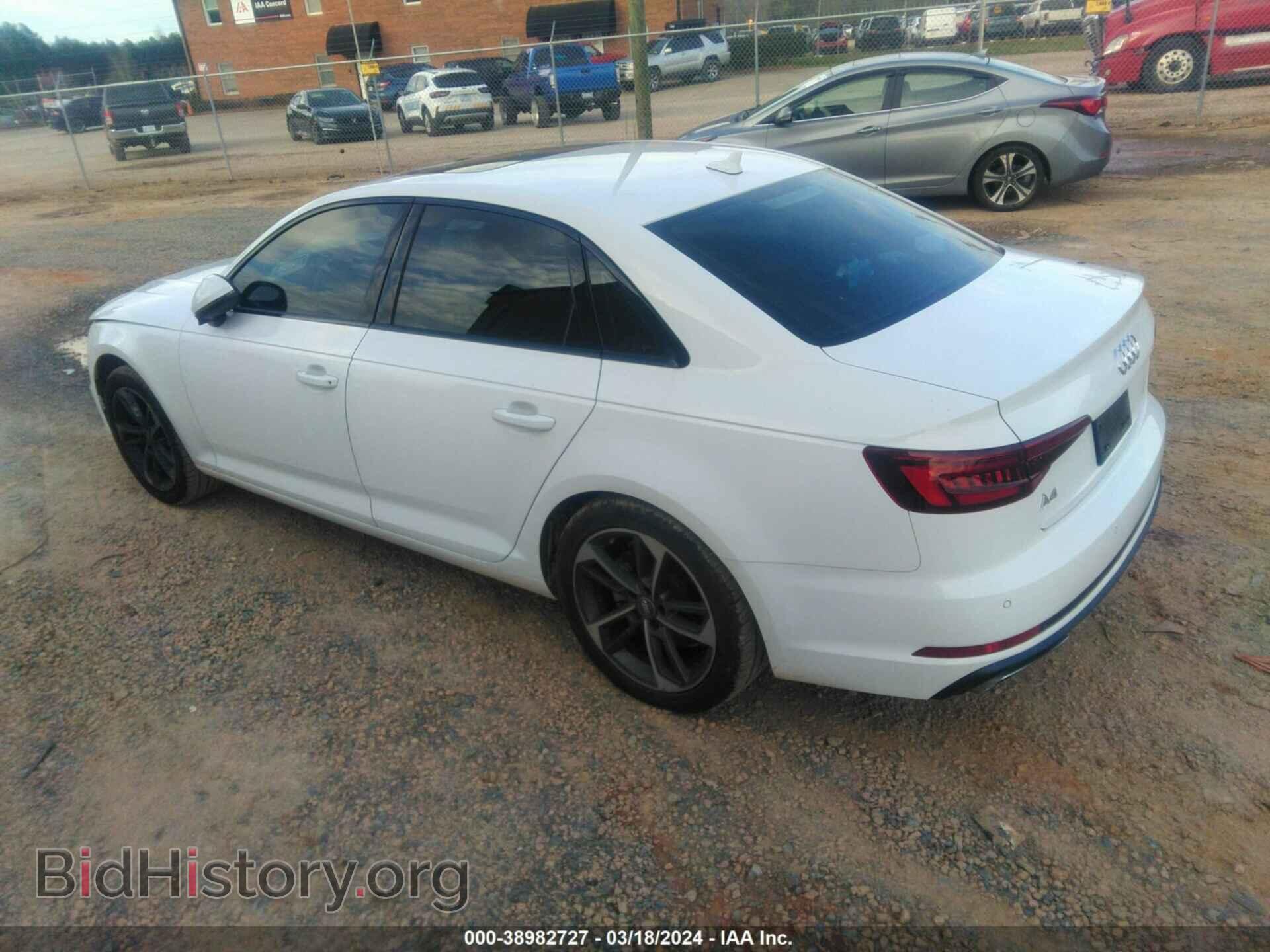 2019 AUDI A4 - VIN: WAUGMAF45KN020251 - Фото 3