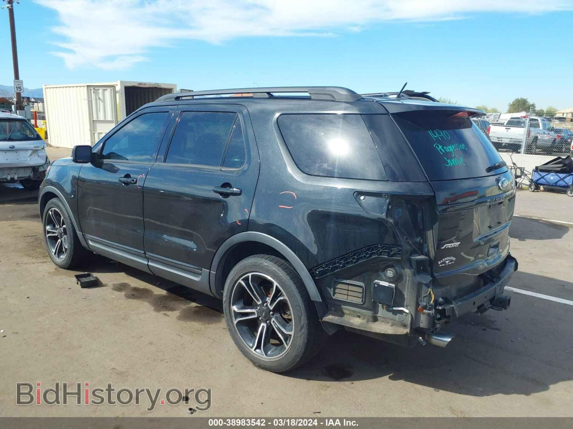 2015 FORD EXPLORER - VIN: 1FM5K8GT2FGC13316 - Фото 3