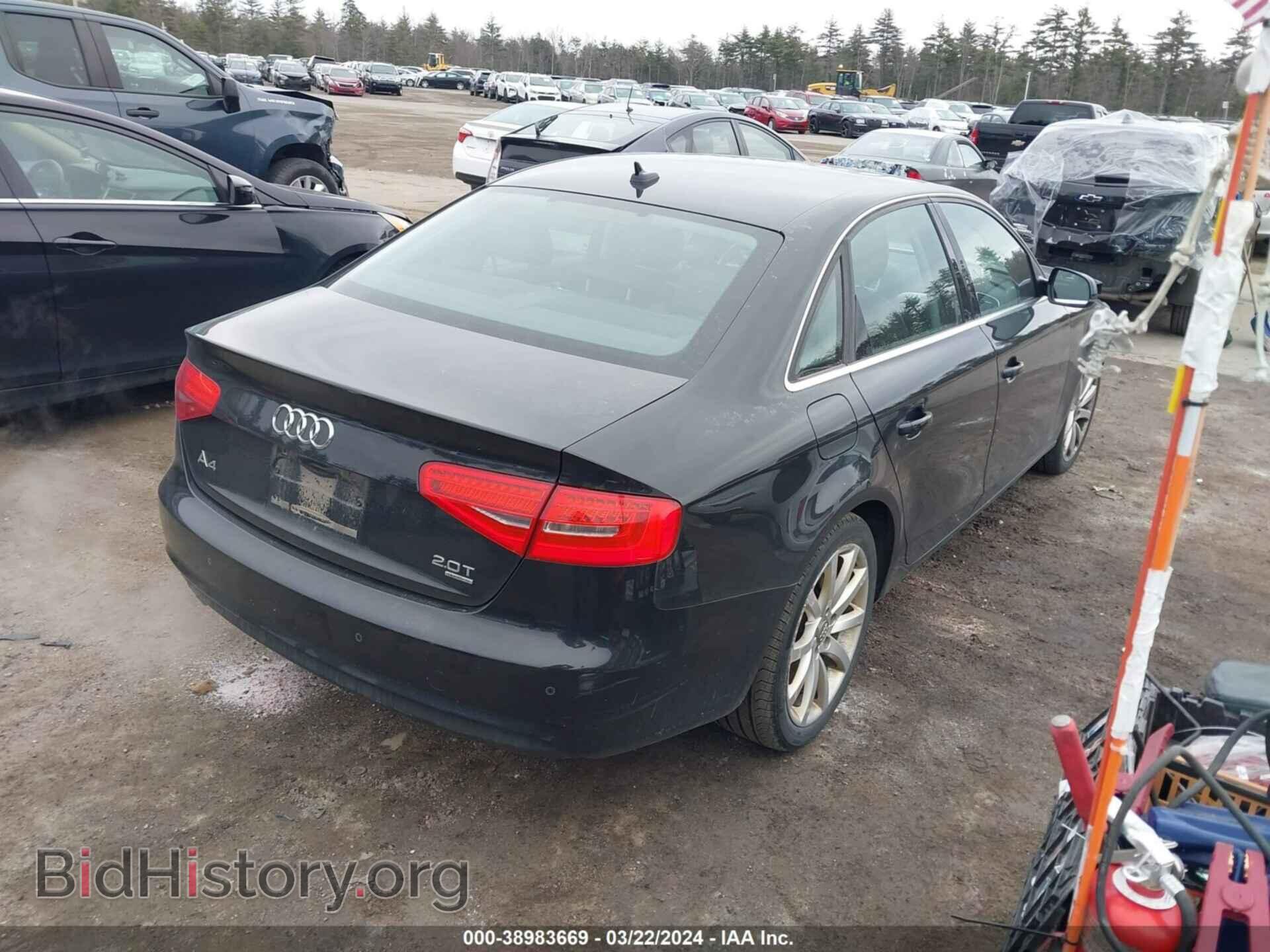 2013 AUDI A4 - VIN: WAUFFAFL8DN045628 - Фото 4