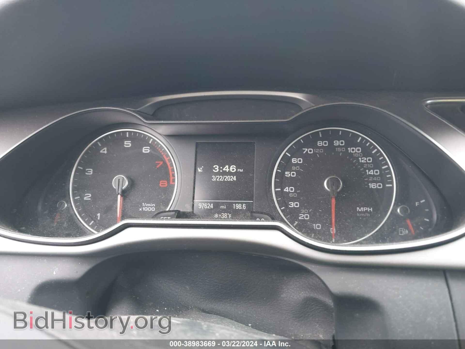 2013 AUDI A4 - VIN: WAUFFAFL8DN045628 - Фото 7