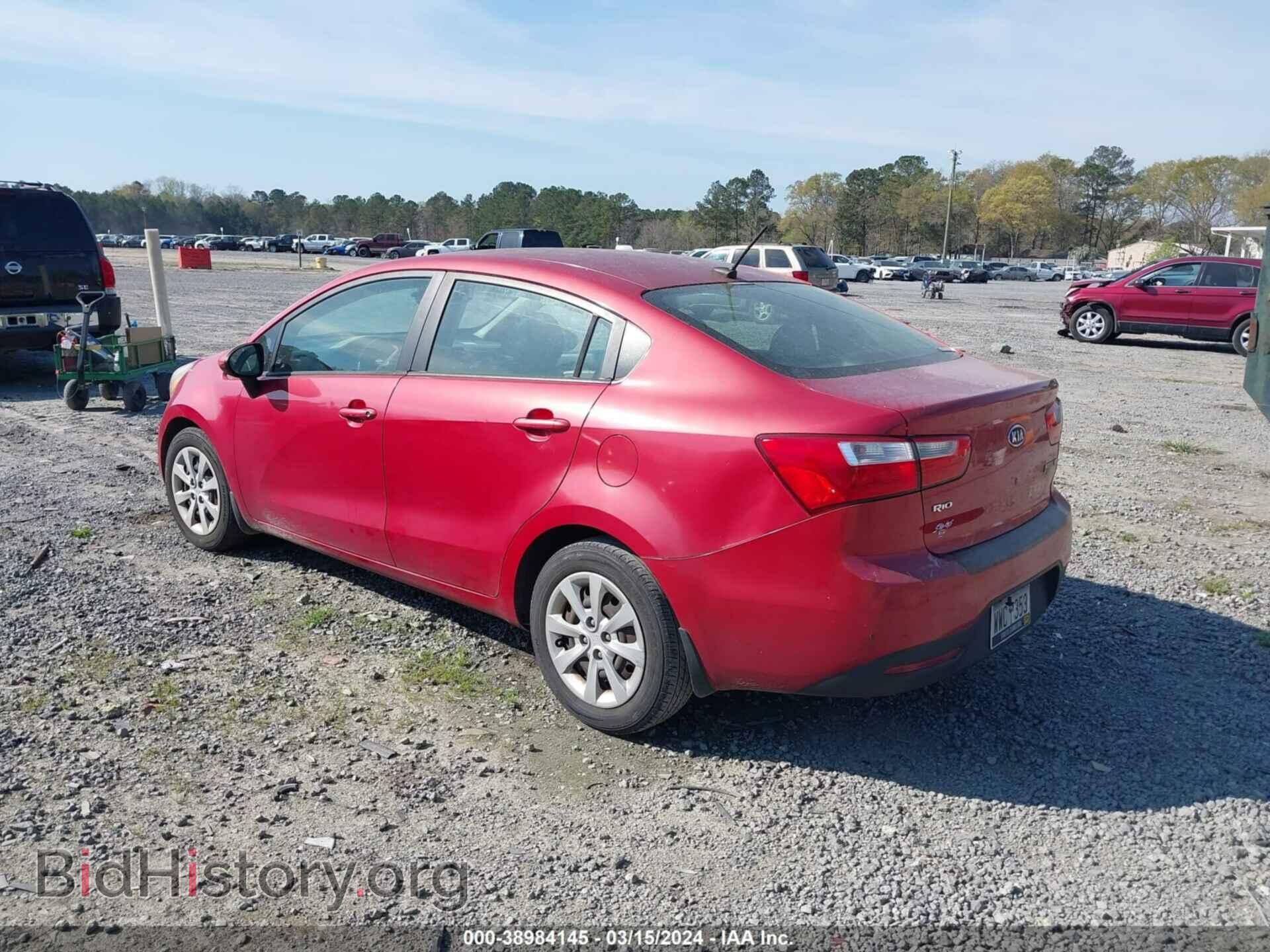 2013 KIA RIO - VIN: KNADM4A34D6125072 - Фото 3