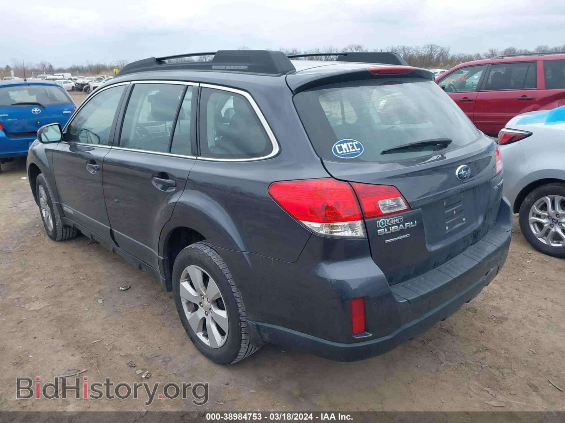 2012 SUBARU OUTBACK - VIN: 4S4BRCACXC3233178 - Фото 3