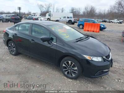 2015 Honda CIVIC EX, черный — VIN 19XFB2F89FE114270, IAAI
