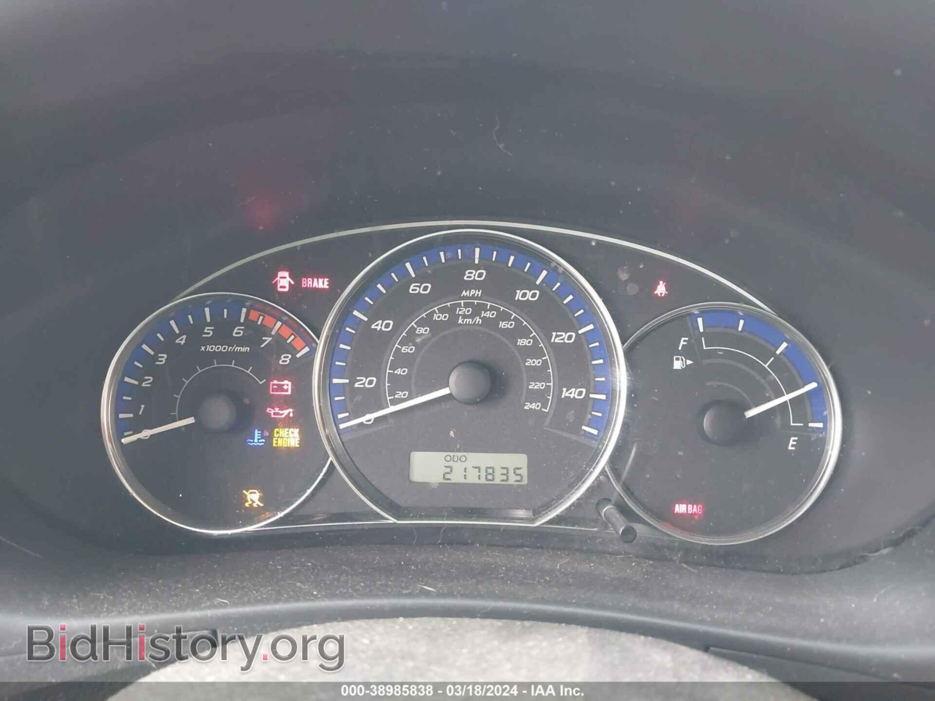 2010 SUBARU FORESTER - VIN: JF2SH6BC9AG794521 - Фото 7