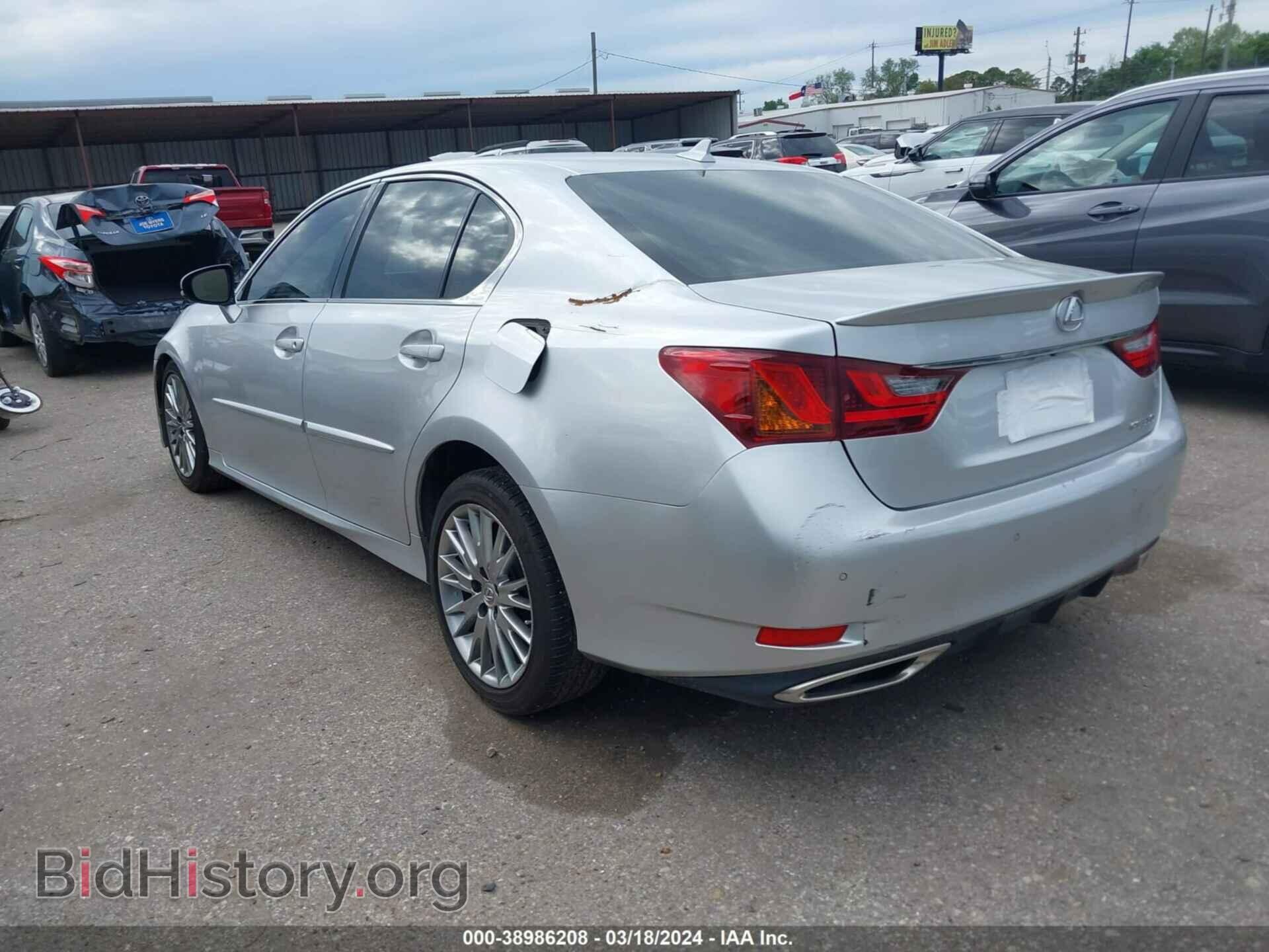 2014 LEXUS GS 350 - VIN: JTHBE1BL0E5035590 - Фото 3