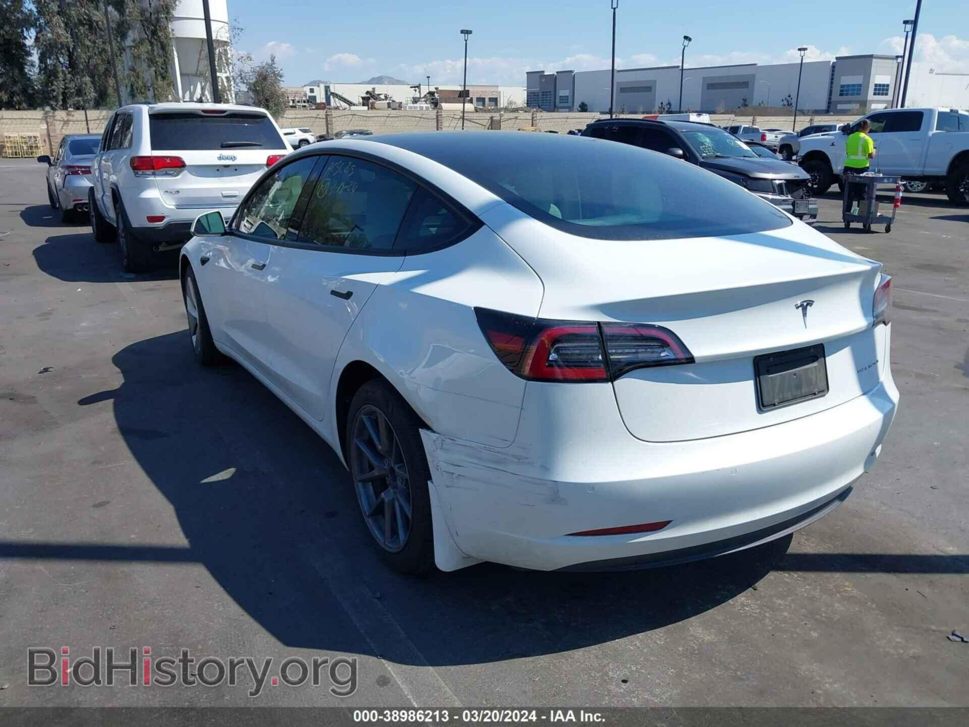 2022 TESLA MODEL 3 - VIN: 5YJ3E1EB5NF135451 - Фото 3