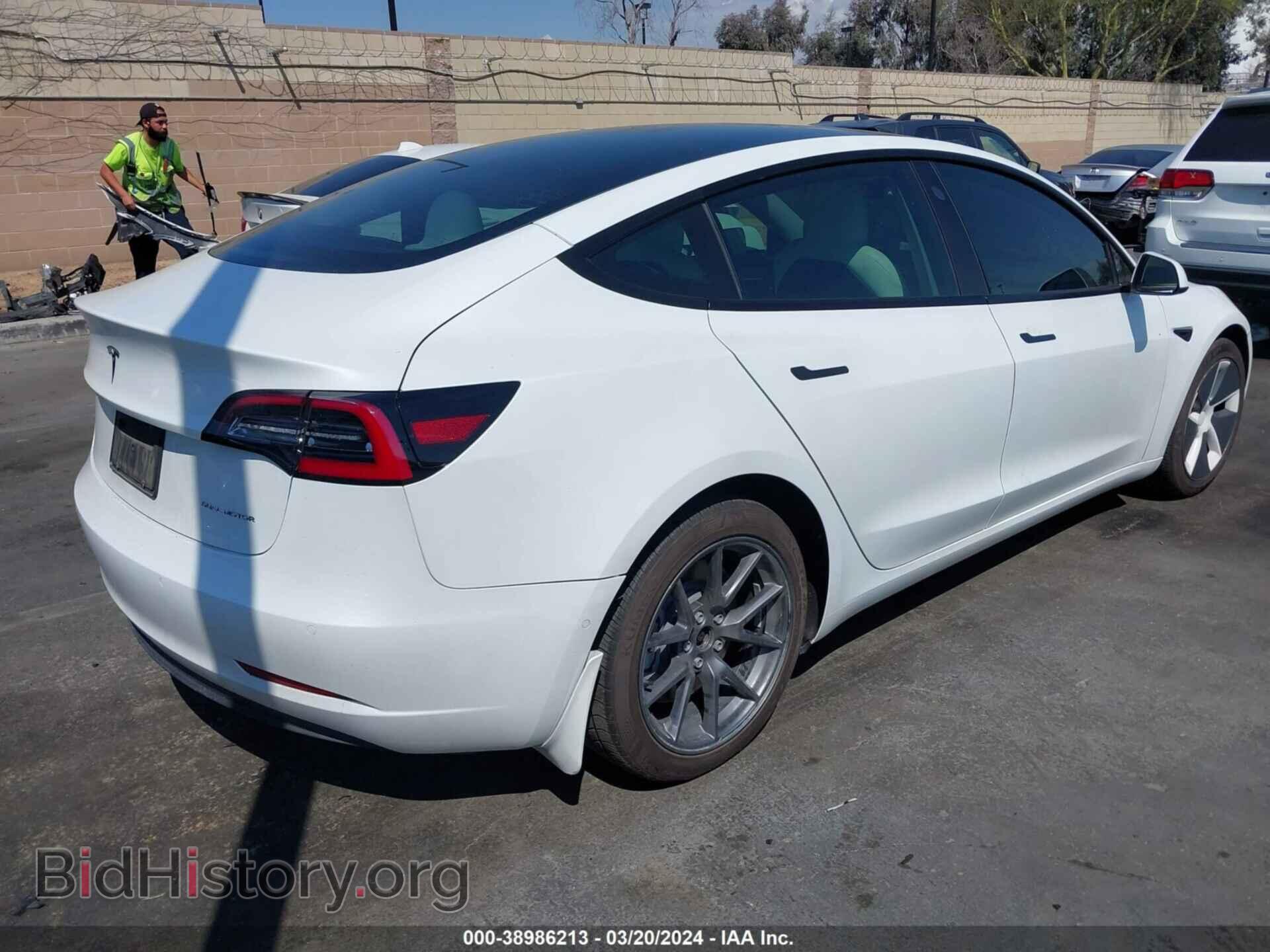 2022 TESLA MODEL 3 - VIN: 5YJ3E1EB5NF135451 - Фото 4