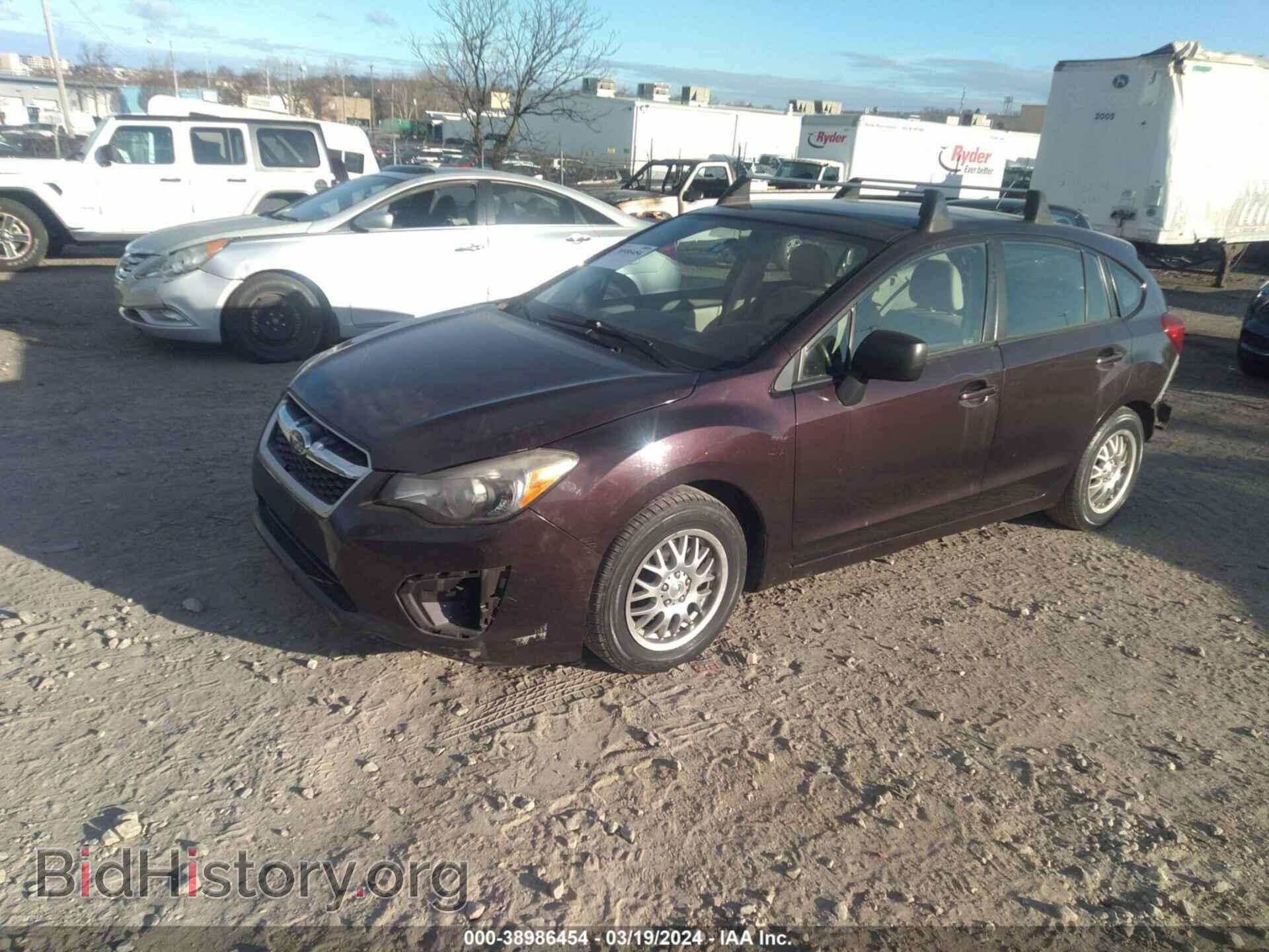 2012 SUBARU IMPREZA - VIN: JF1GPAA61CG208411 - Фото 2