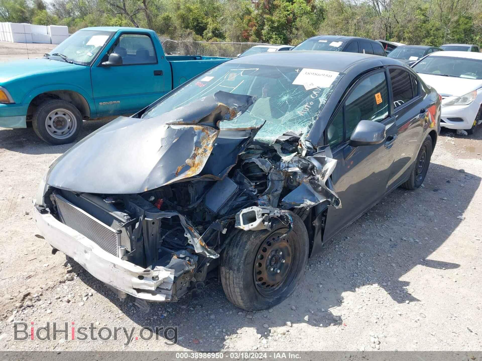 2012 HONDA CIVIC - VIN: 19XFB2F55CE038550 - Фото 2