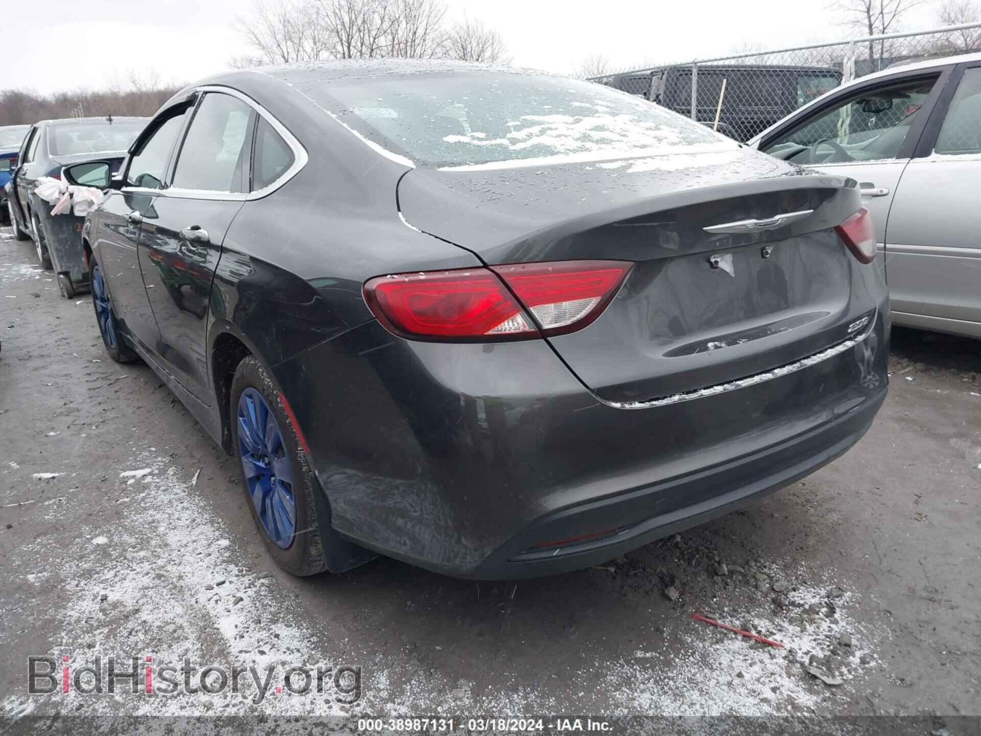 2016 CHRYSLER 200 - VIN: 1C3CCCFB6GN156186 - Фото 3