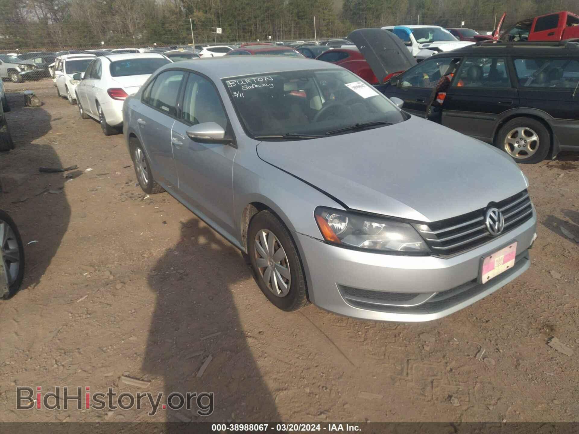 Photo 1VWAP7A37CC021462 - VOLKSWAGEN PASSAT 2012