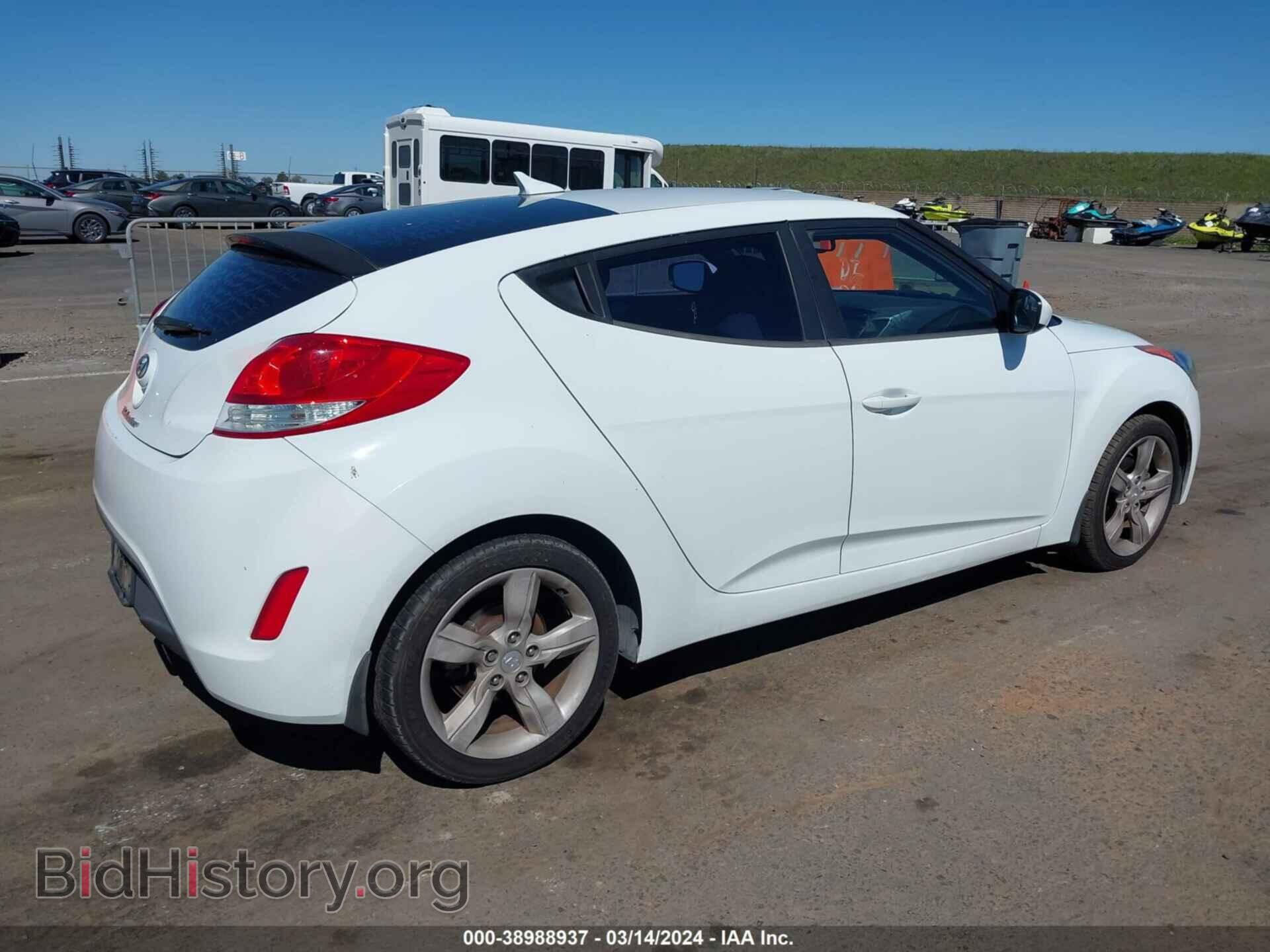 2013 HYUNDAI VELOSTER - VIN: KMHTC6AD5DU094850 - Фото 4