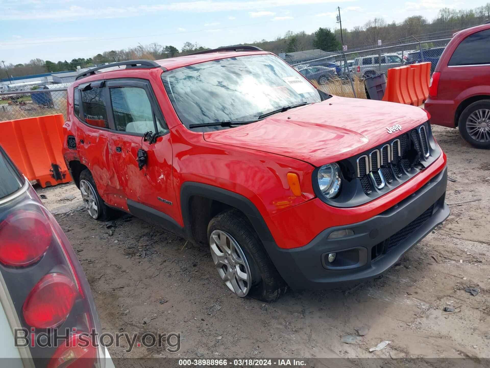 Photo ZACCJBBT4GPC58362 - JEEP RENEGADE 2016