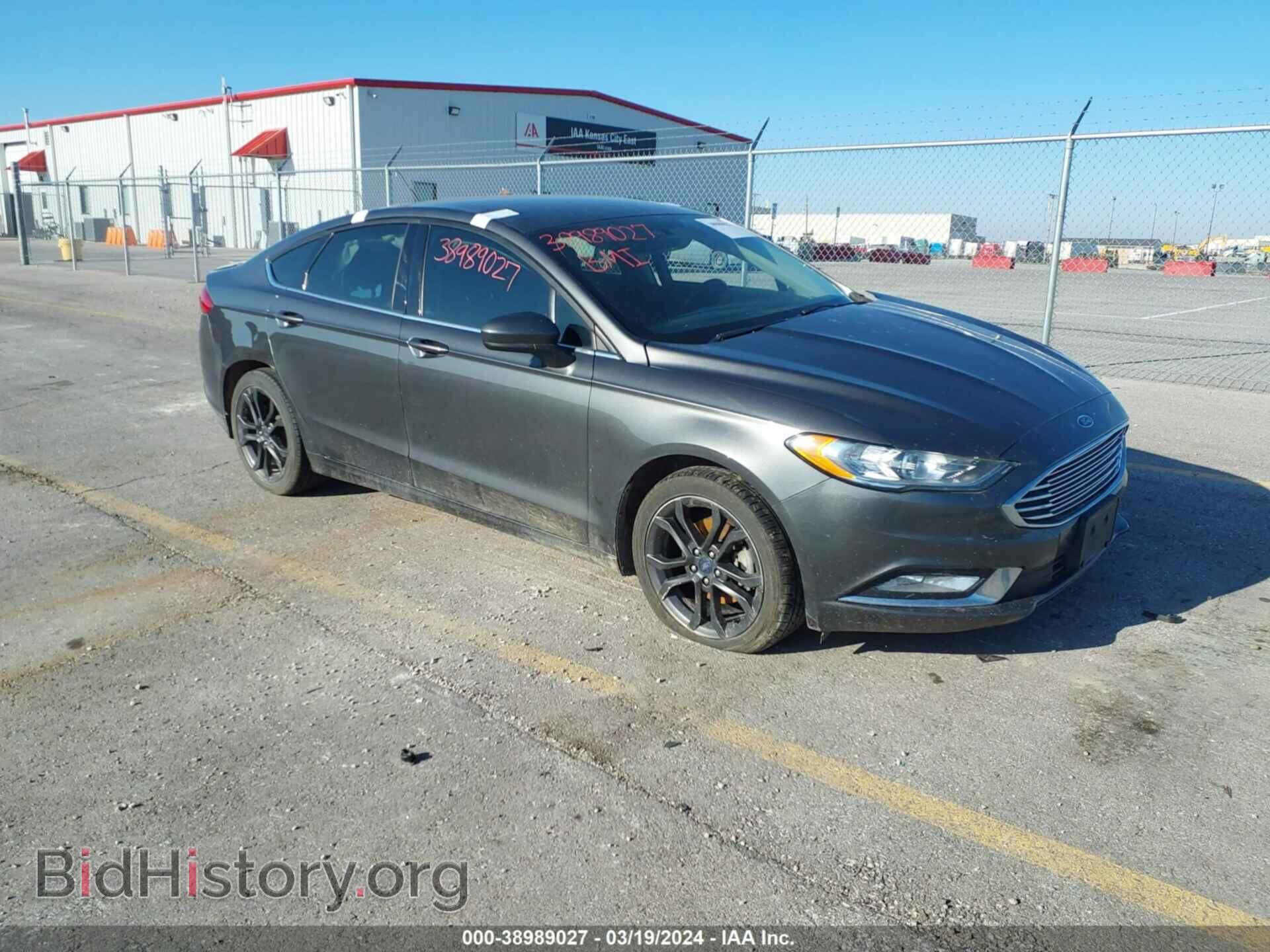 Photo 3FA6P0G75JR186604 - FORD FUSION 2018