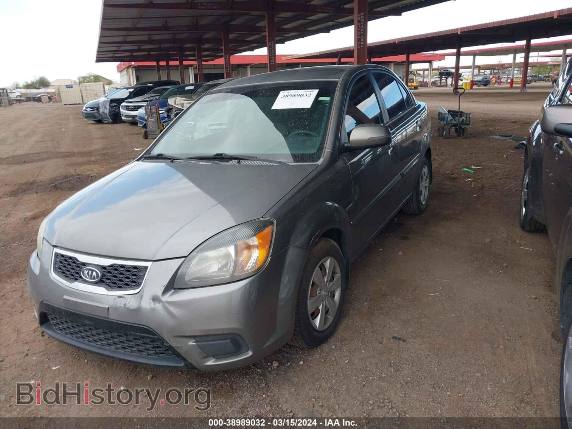 2011 KIA RIO - VIN: KNADH4A32B6929260 - Фото 2