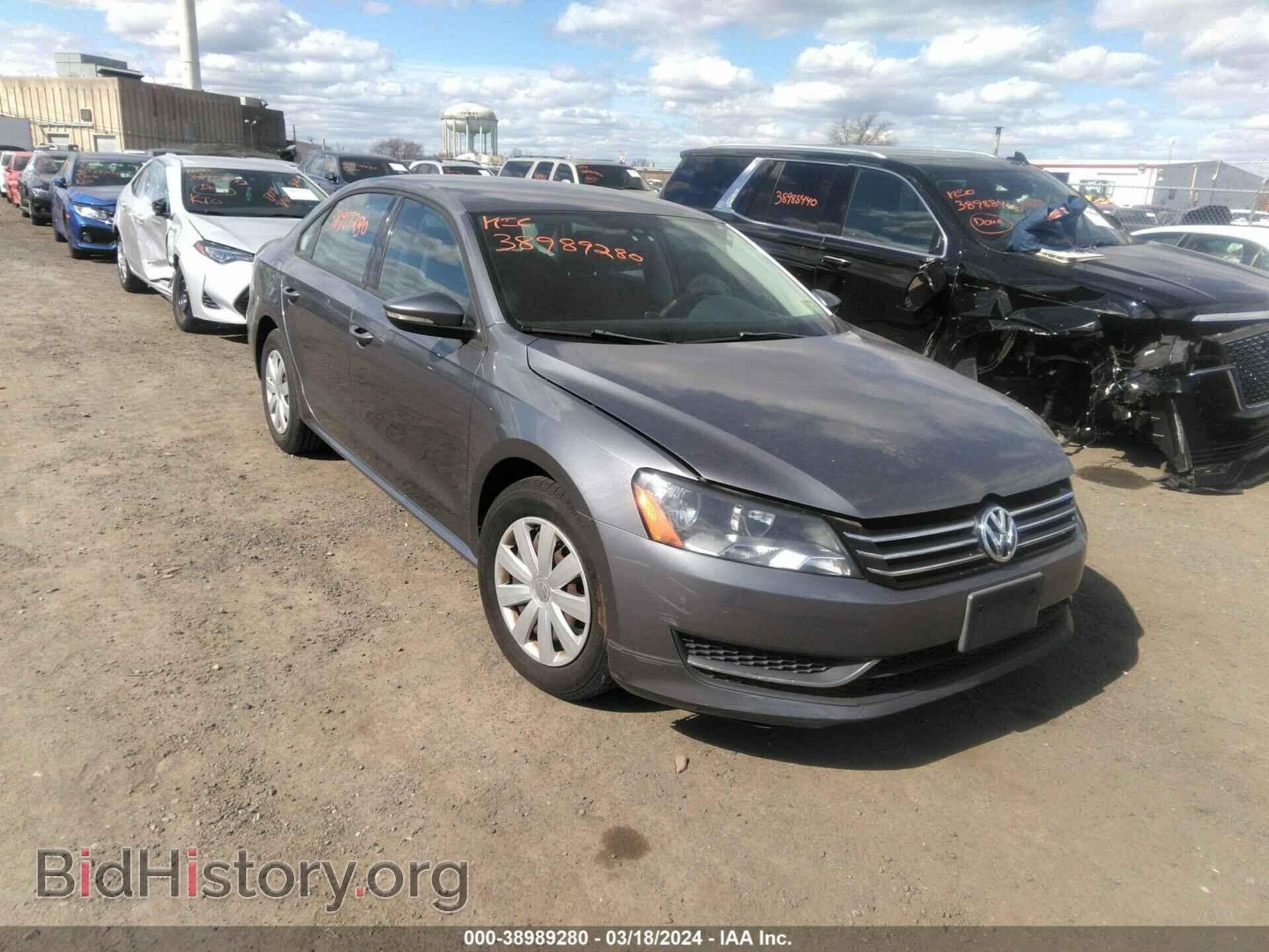 Photo 1VWAP7A38CC090225 - VOLKSWAGEN PASSAT 2012