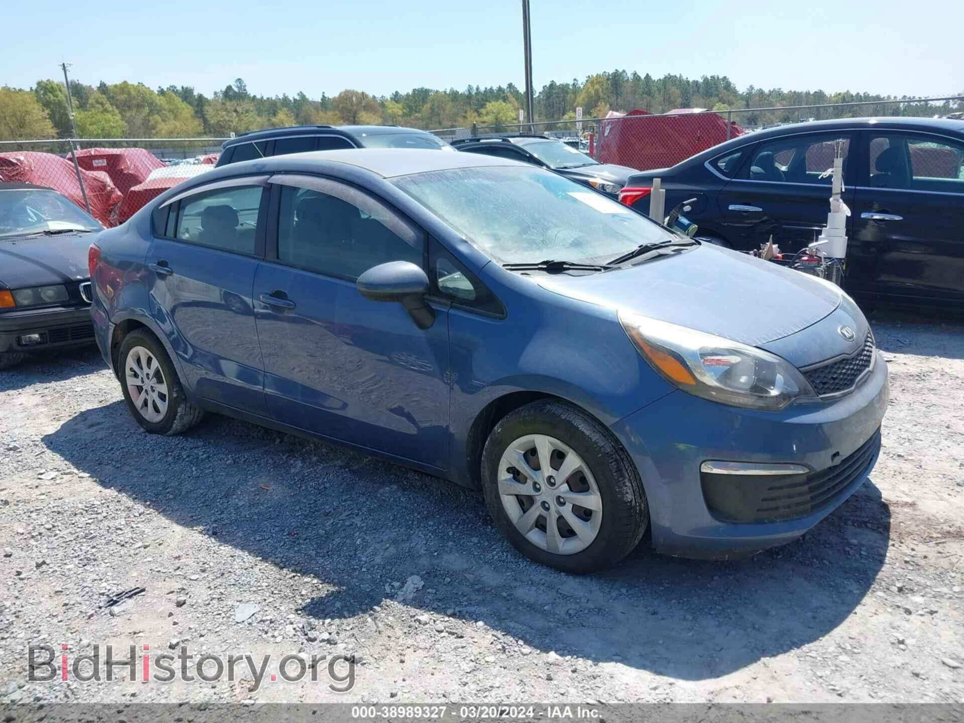 Photo KNADM4A35G6646693 - KIA RIO 2016