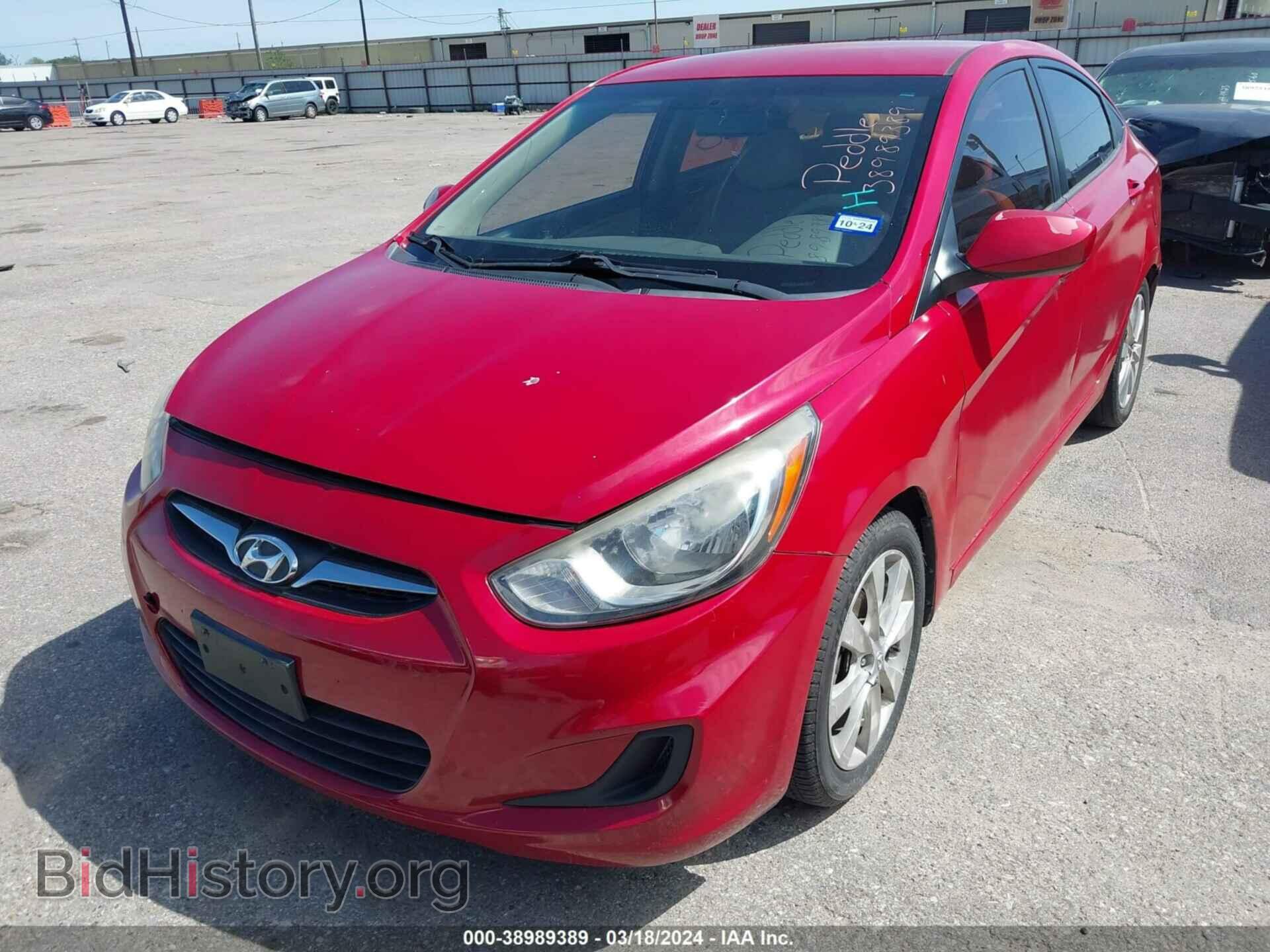 2012 HYUNDAI ACCENT - VIN: KMHCU4AE5CU087339 - Фото 2