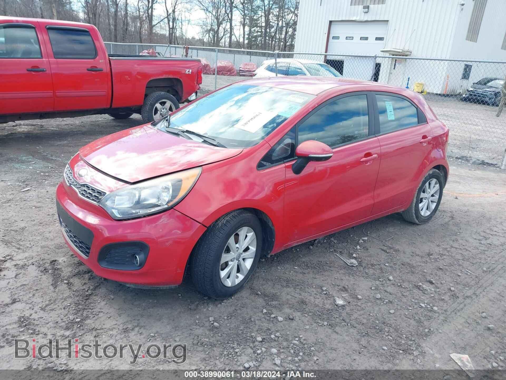 2013 KIA RIO - VIN: KNADN5A33D6235517 - Фото 2