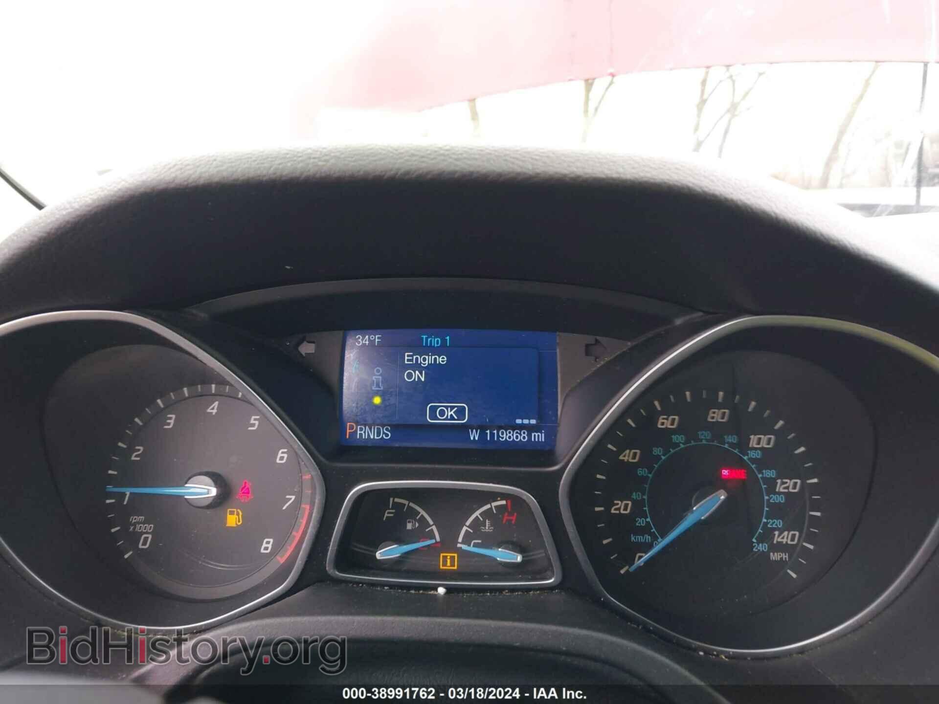 2014 FORD FOCUS - VIN: 1FADP3K25EL258703 - Фото 7