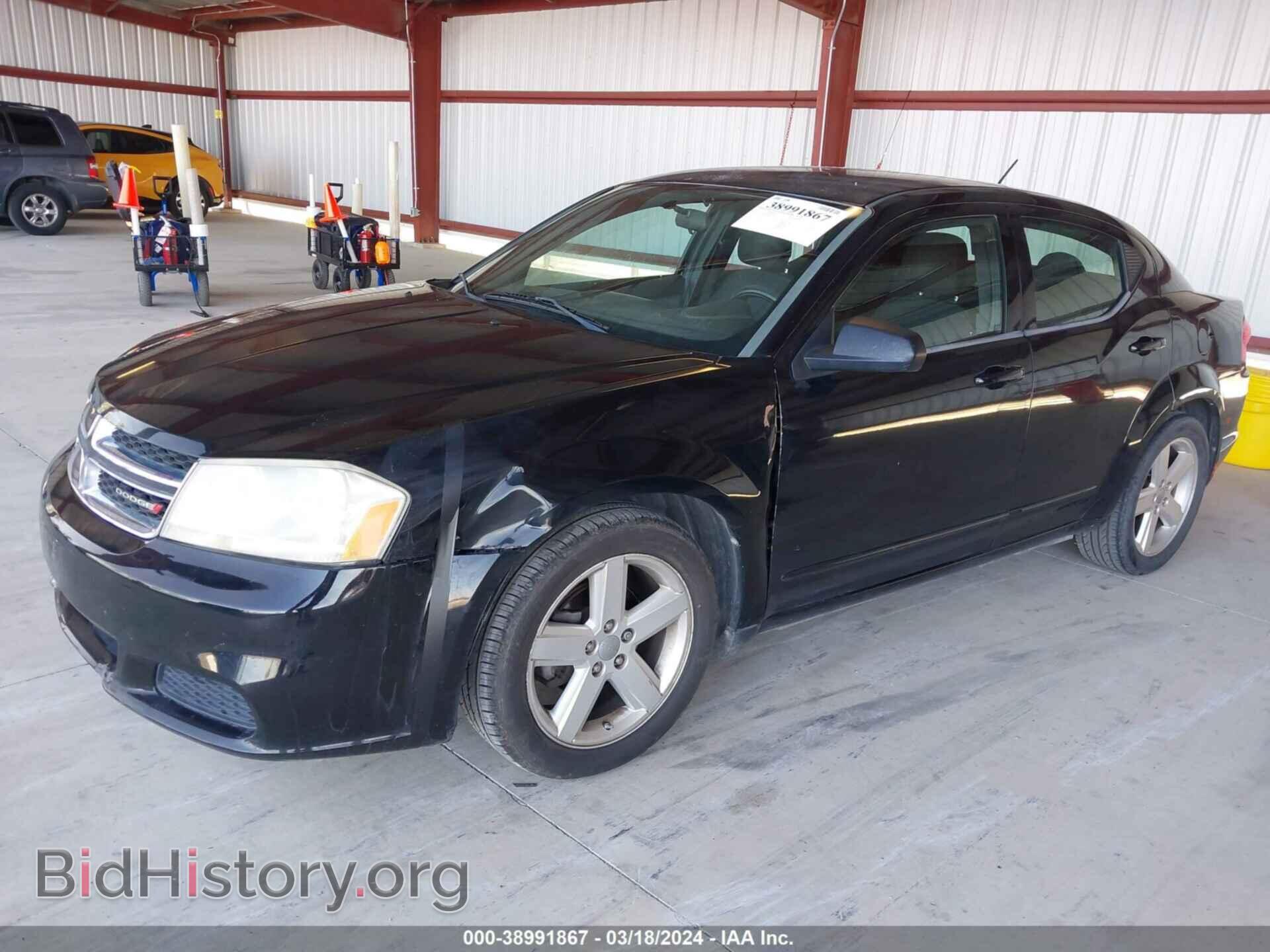 2013 DODGE AVENGER - VIN: 1C3CDZAB4DN607053 - Фото 2