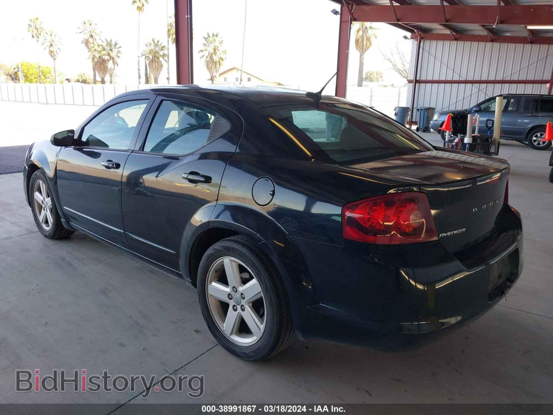 2013 DODGE AVENGER - VIN: 1C3CDZAB4DN607053 - Фото 3