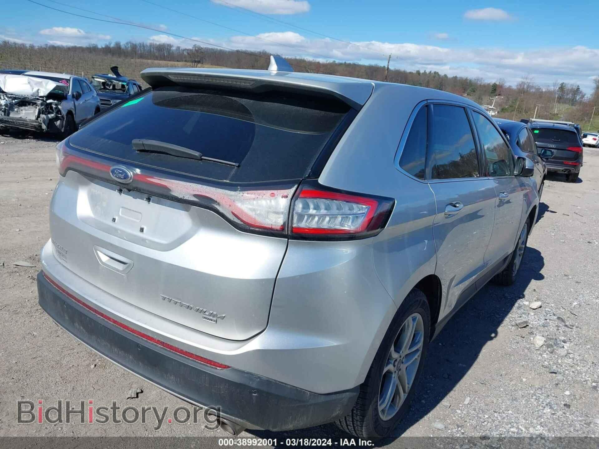 2015 FORD EDGE - VIN: 2FMTK4K84FBB28360 - Фото 4
