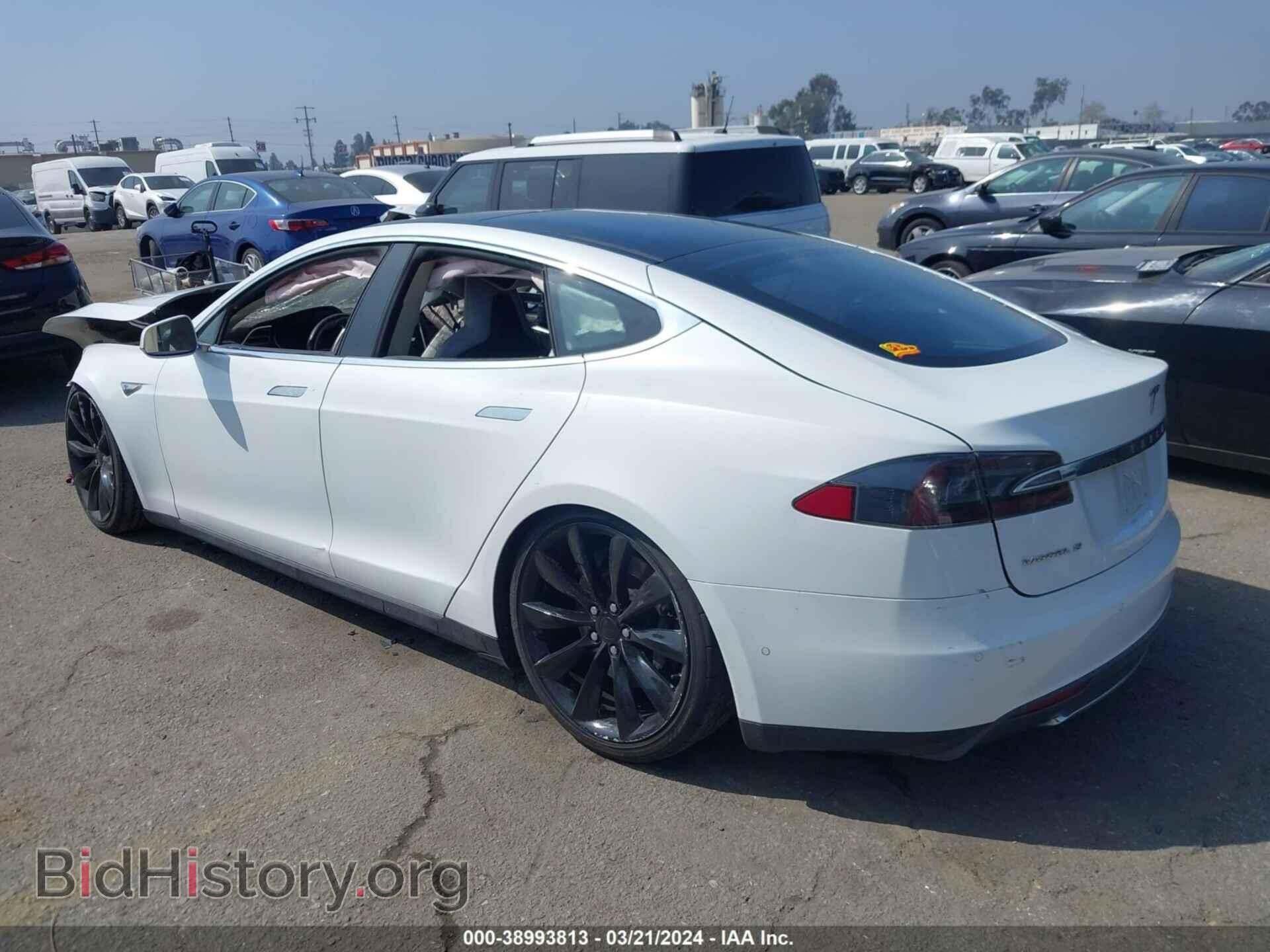 2014 TESLA MODEL S - VIN: 5YJSA1H29EFP63922 - Фото 3