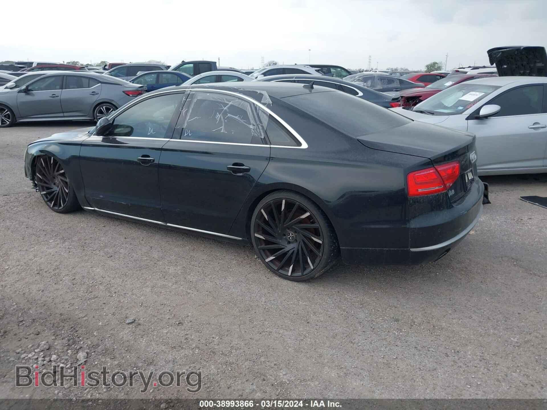 2013 AUDI A8 - VIN: WAUAGAFD8DN005629 - Фото 3